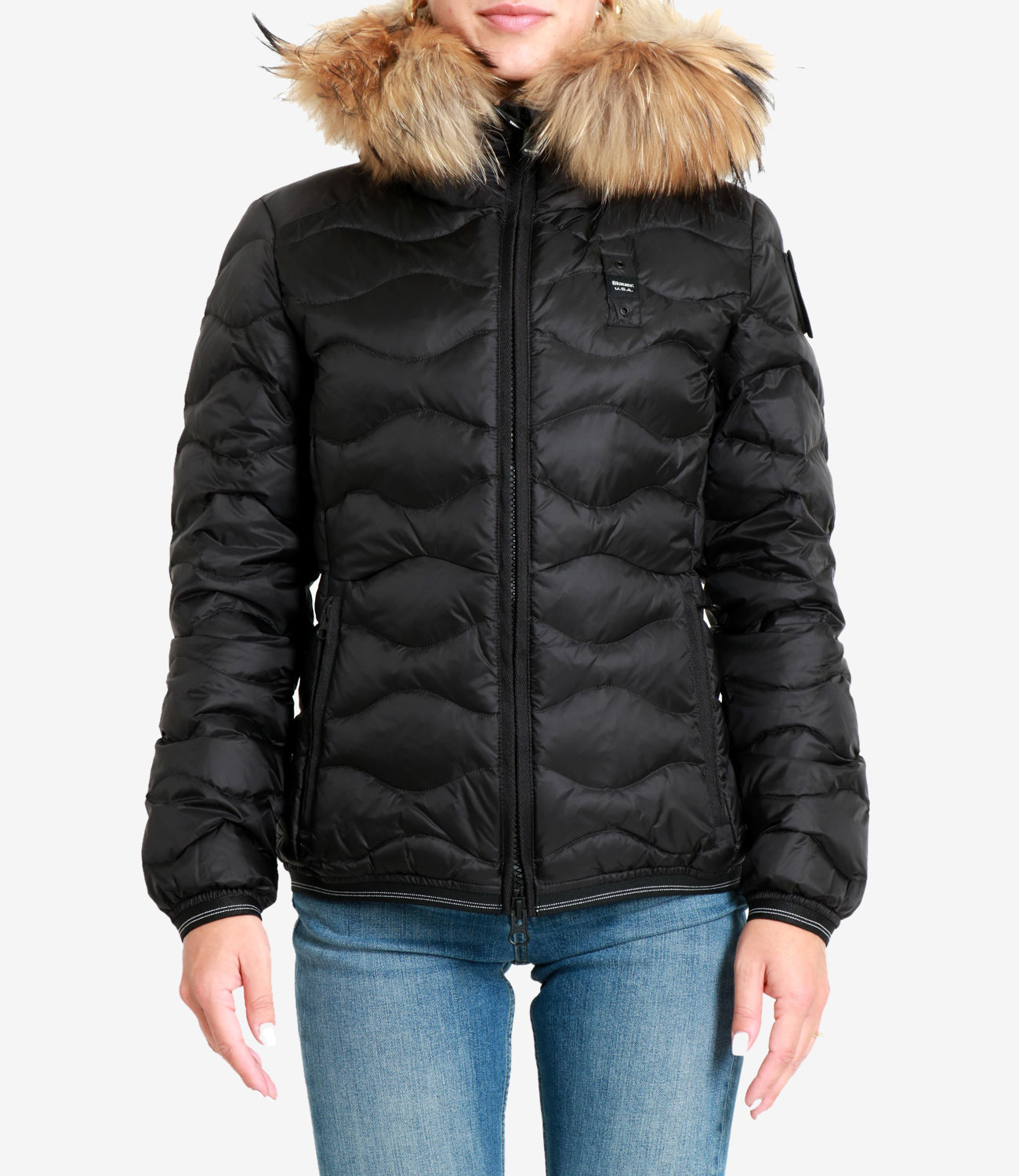 Blauer | Piumino Aldie Nero e Beige