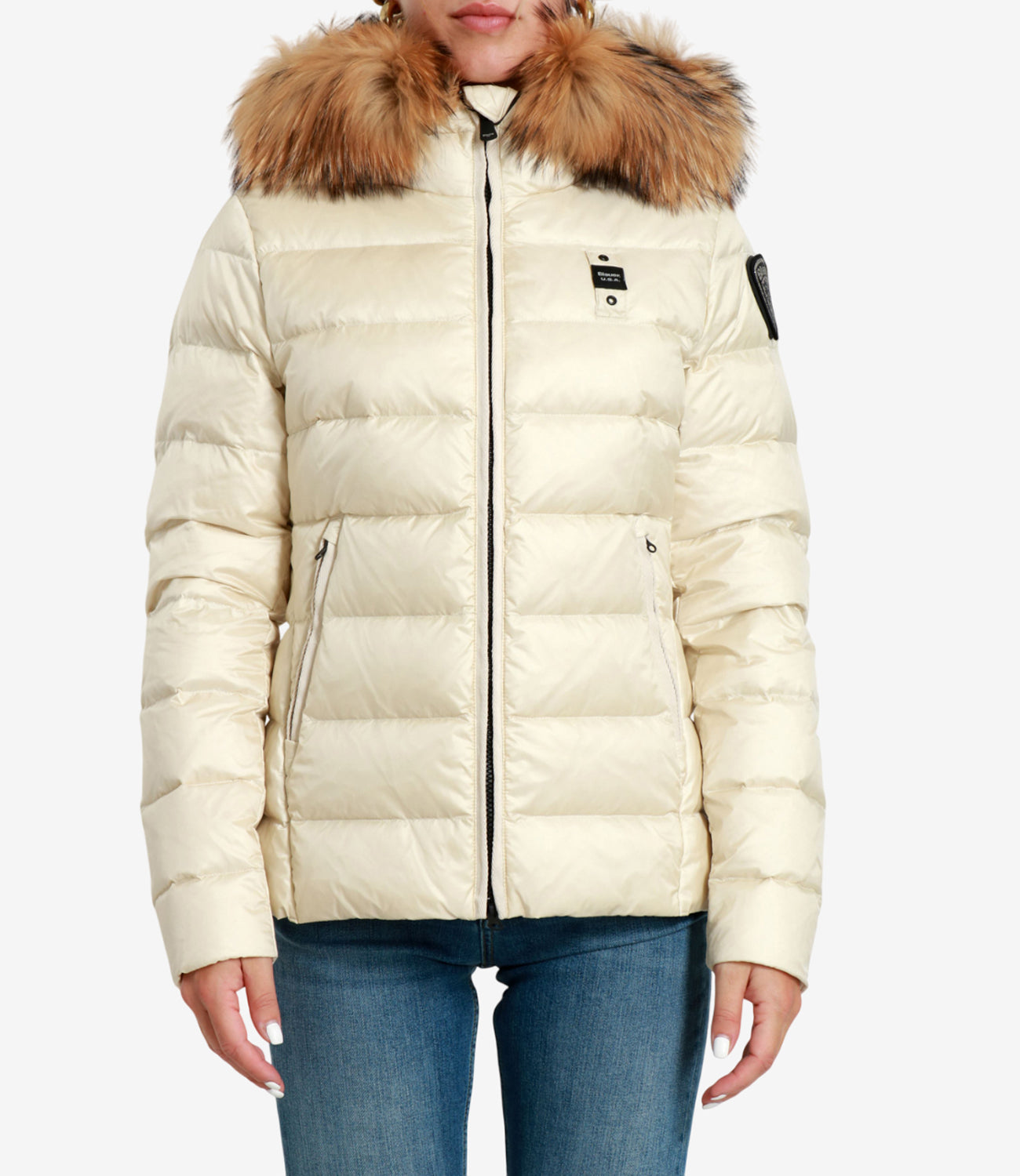 Blauer | Piumino Arcadia Crema e Tortora