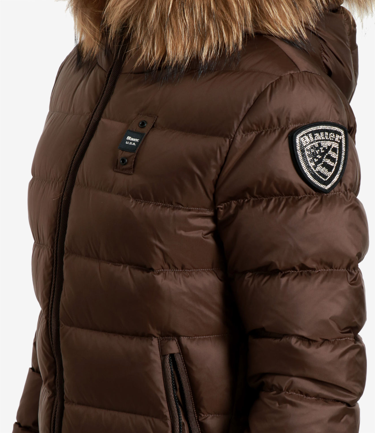 Blauer | Piumino Kristin Marrone e Beige