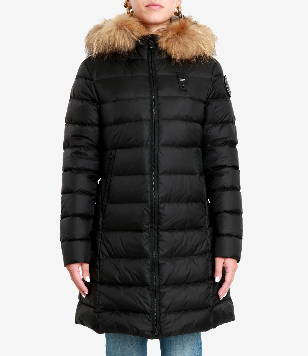 Blauer | Piumino Kristin Nero e Beige