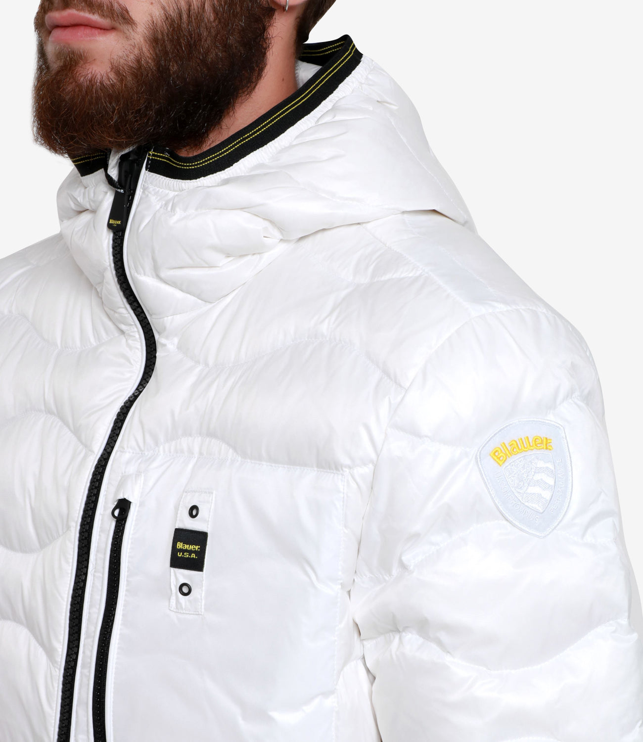 Blauer | Piumino Wave Bianco Ottico