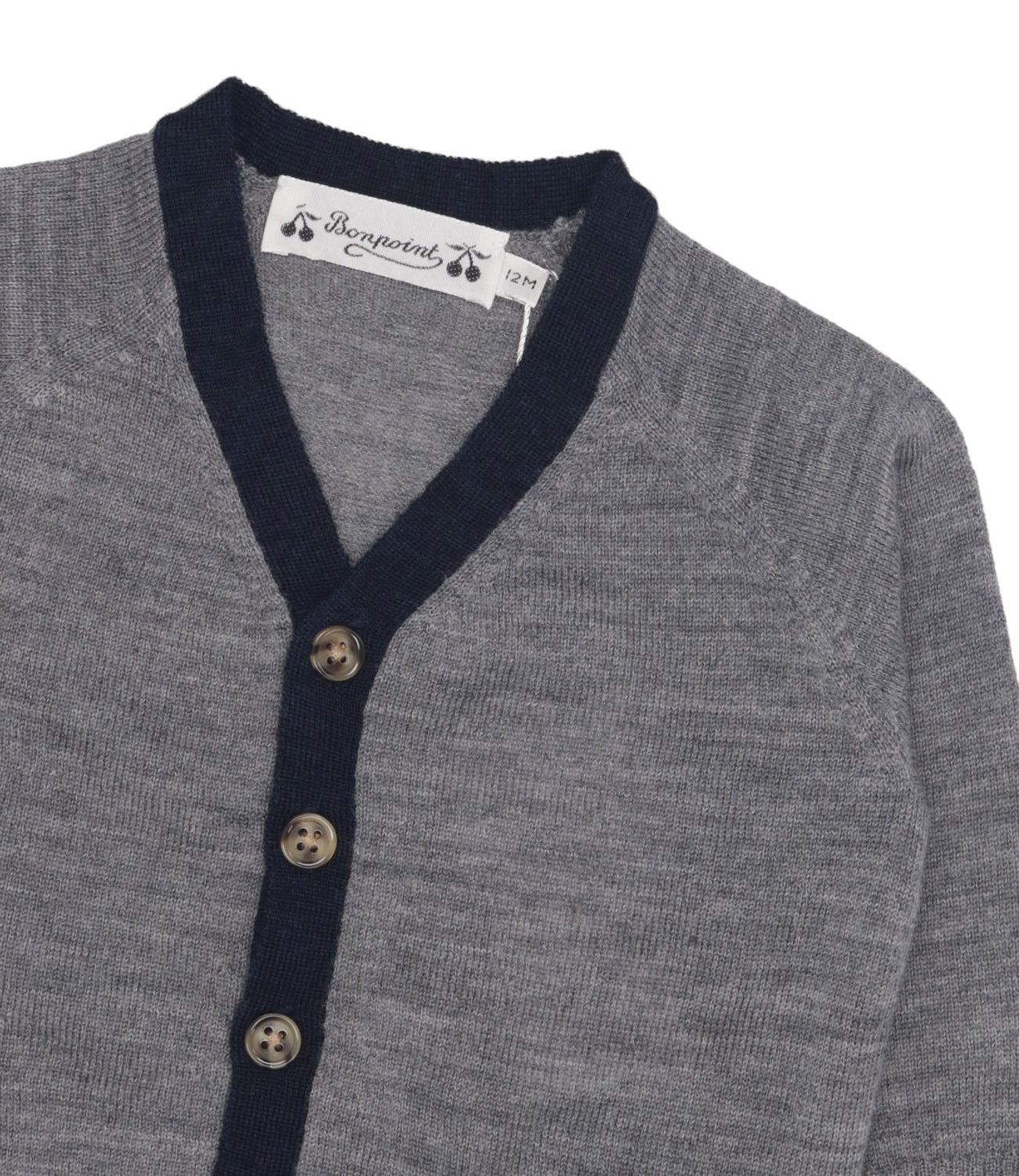 Bonpoint | Cardigan Teotim Grigio medio