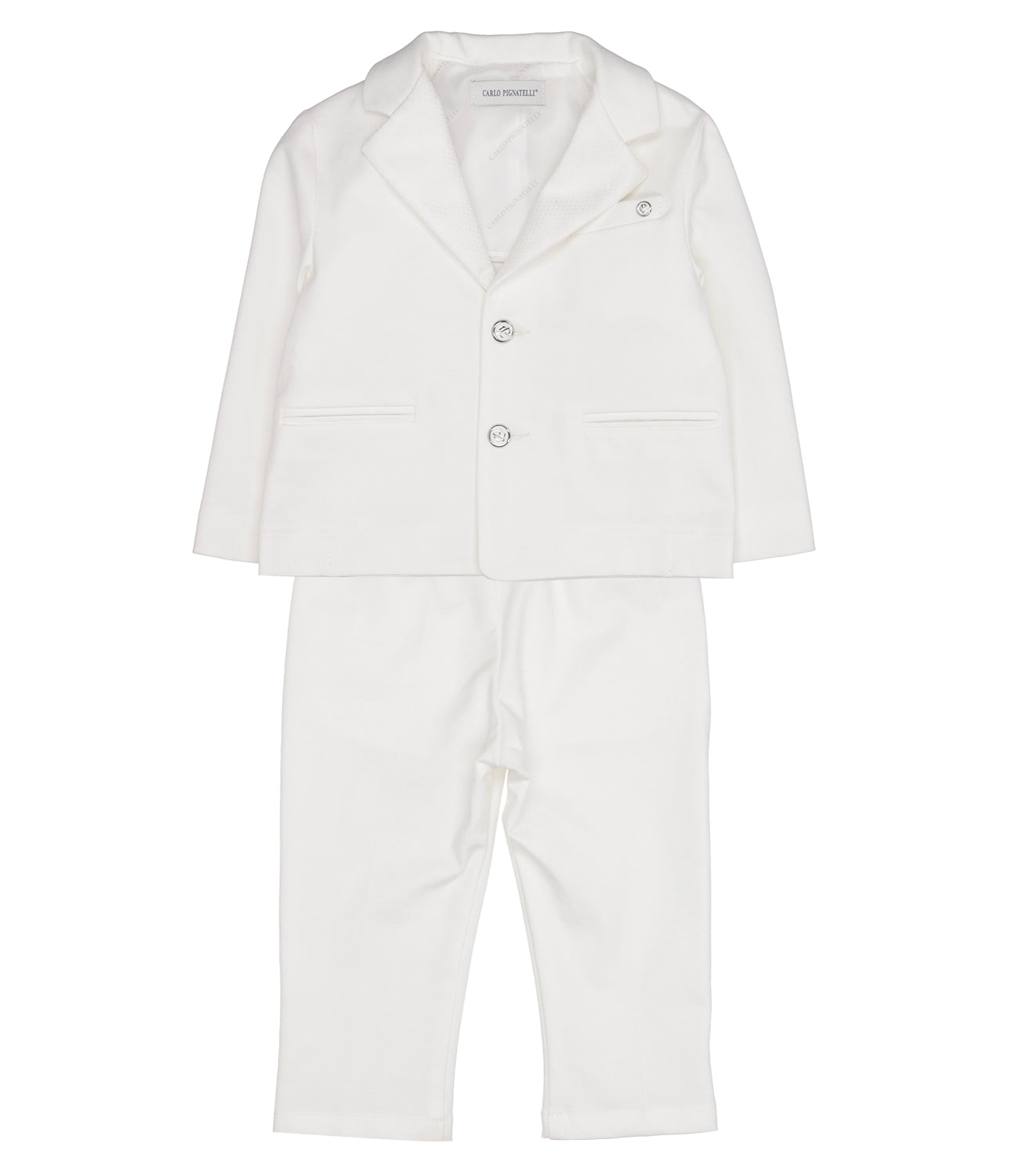 Carlo Pignatelli Junior | Set Giacca Pantalone Avorio