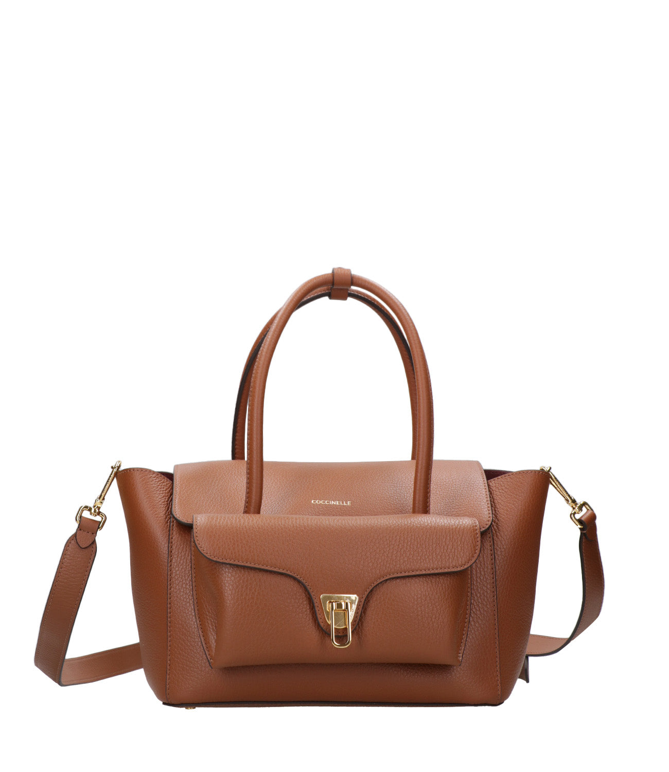 Coccinelle | Borsa a mano Double Beat medium Cognac