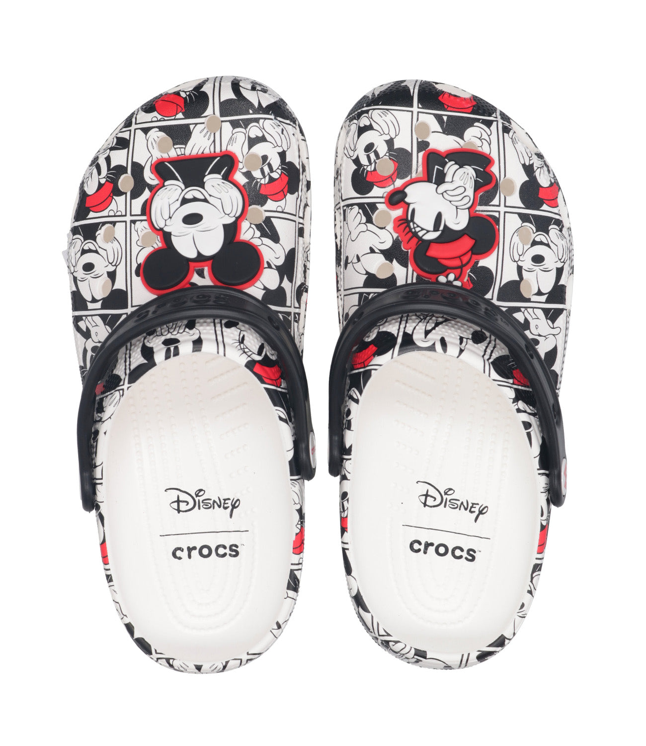 Crocs | Sabot Mickey and Minnie Bianco Nero e Rosso