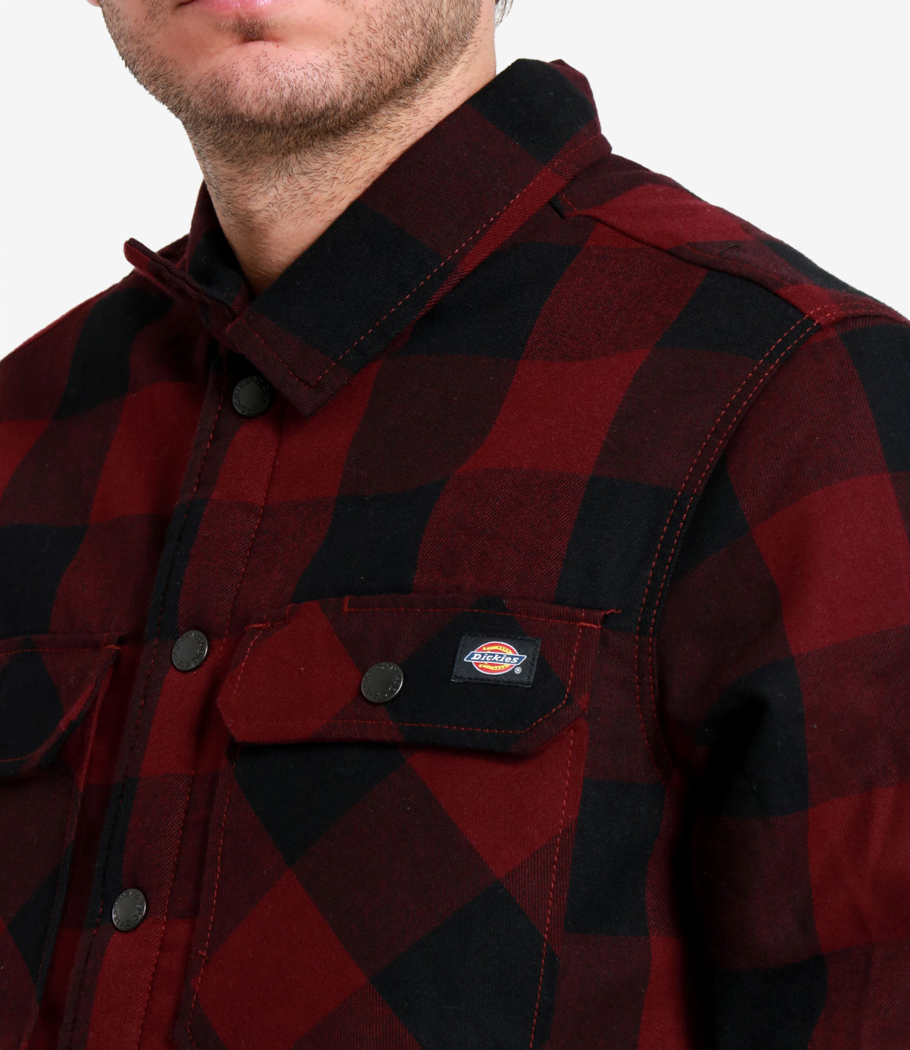 Dickies | Camicia Bordeaux e Nero