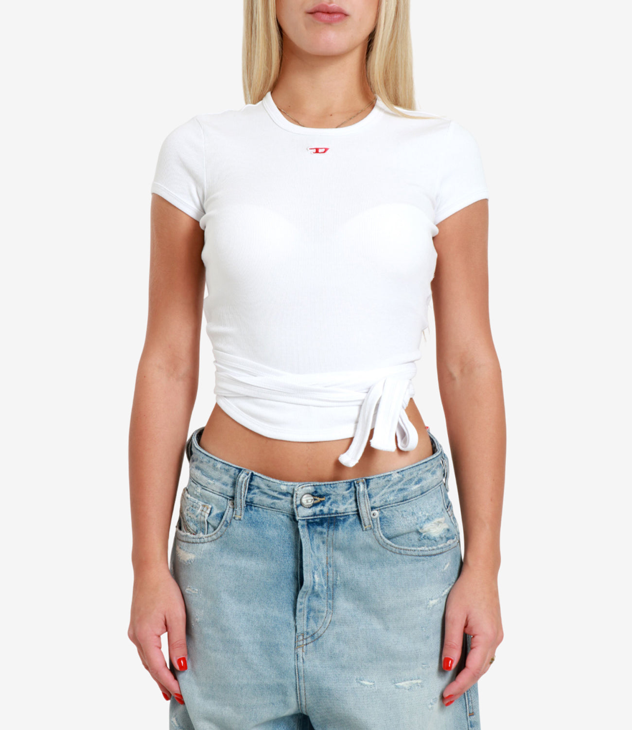 Diesel | Top T-Bunny-Tail Bianco