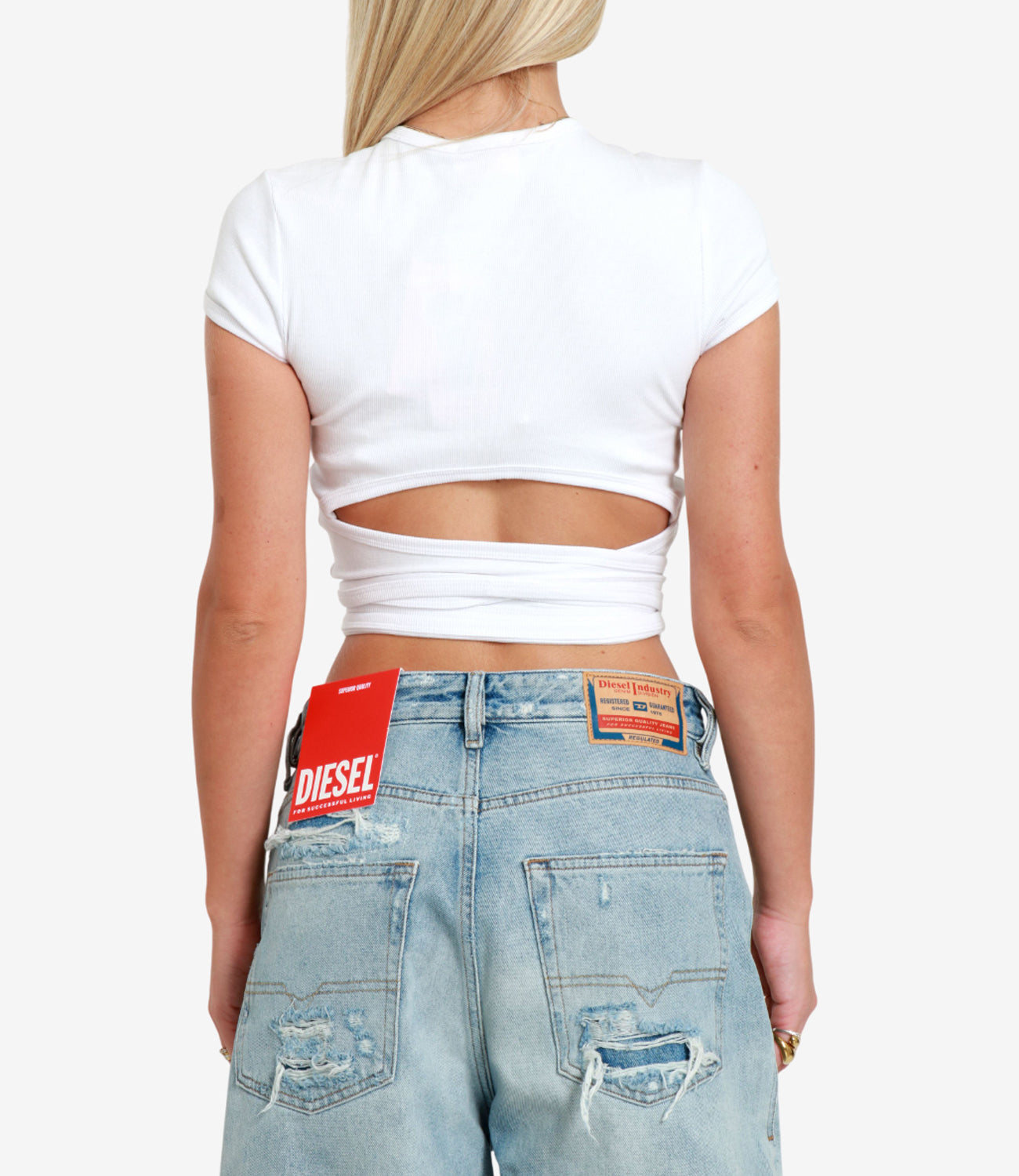 Diesel | Top T-Bunny-Tail Bianco