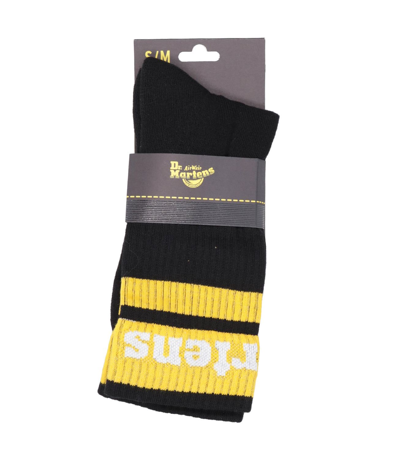 Dr Martens Dr Martens Black and Yellow Socks AC681
