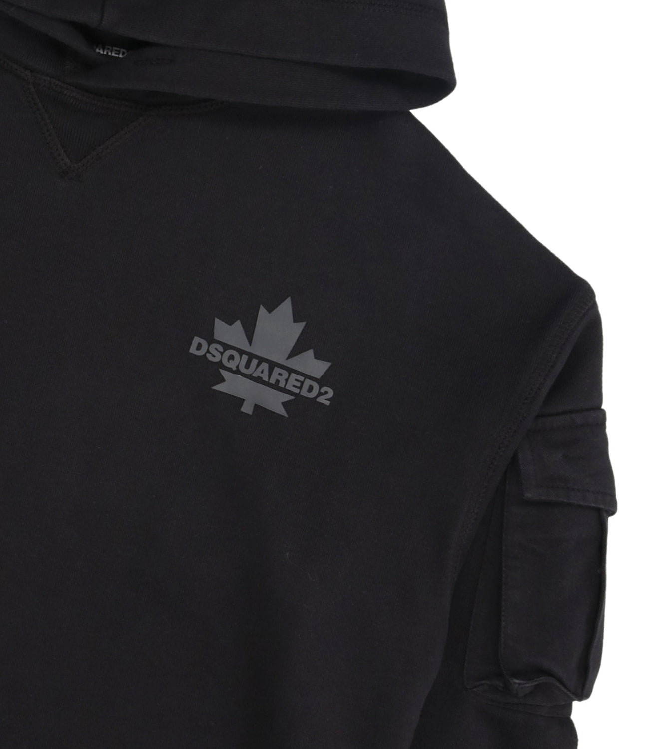 Dsquared2 Kids | Felpa Maple Leaf Nero
