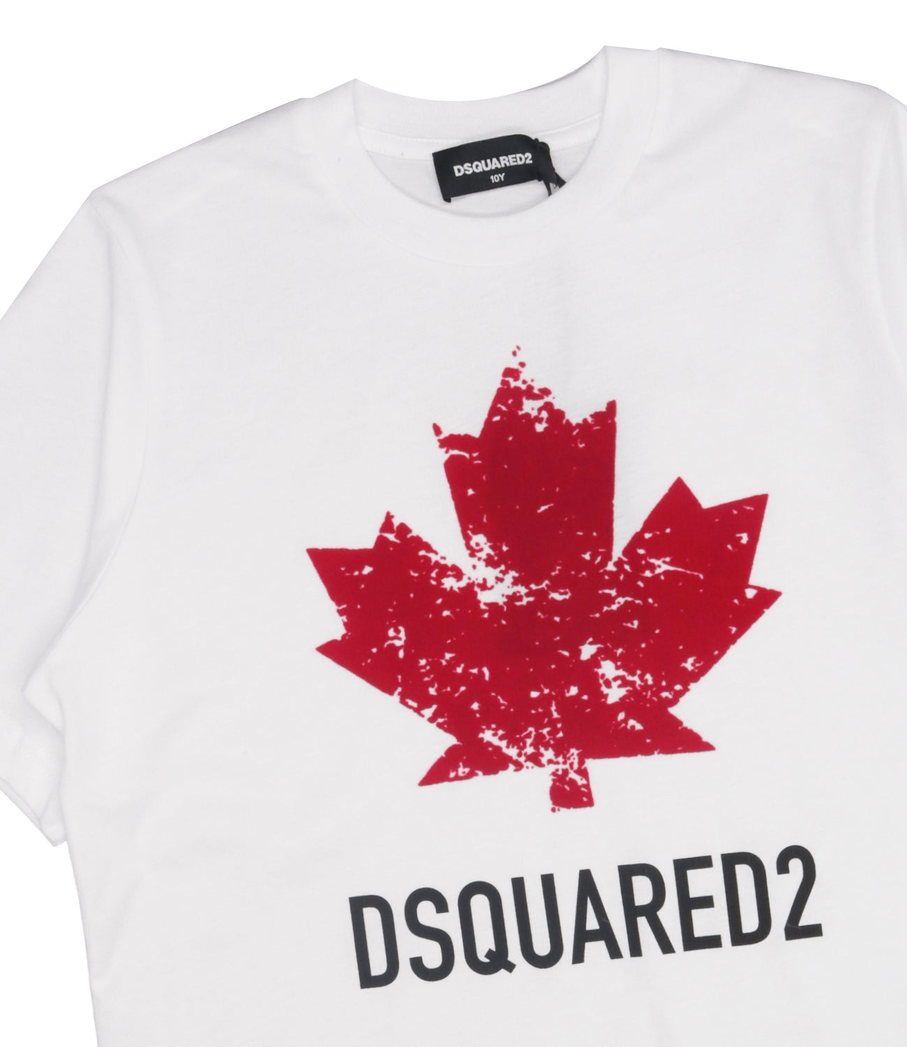 Dsquared2 Kids | T-Shirt Maple Leaf Bianco