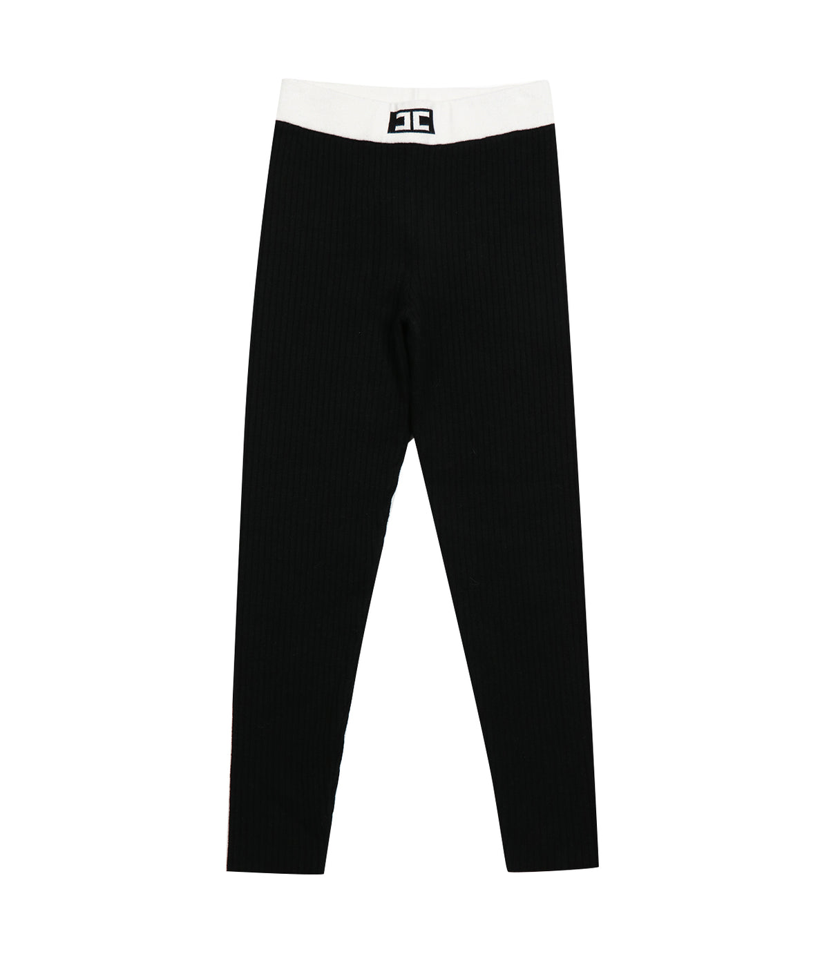 Elisabetta Franchi La Mia Bambina | Leggings Nero Latte