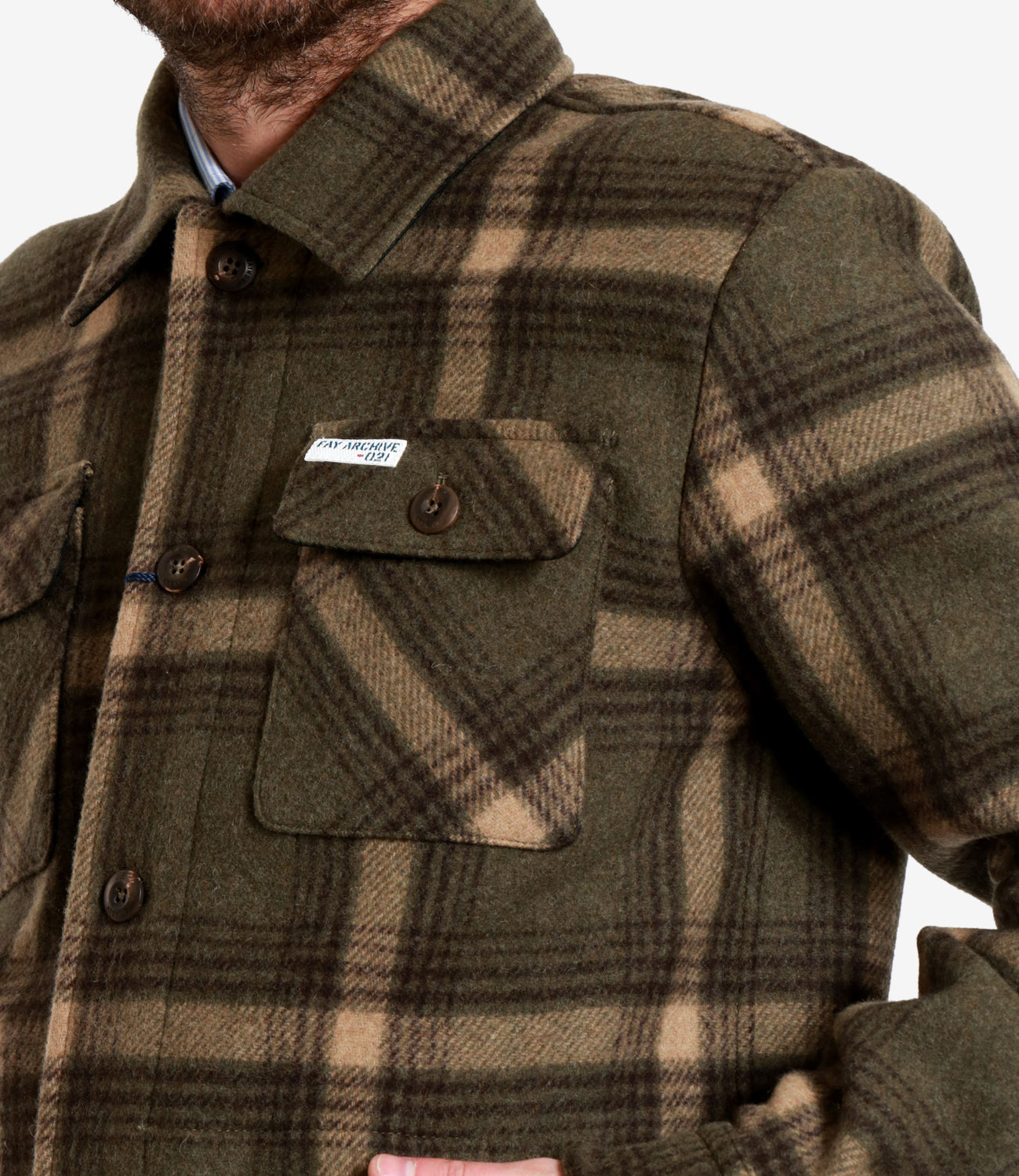 Fay | Giubbotto Jacket Archive Verde militare