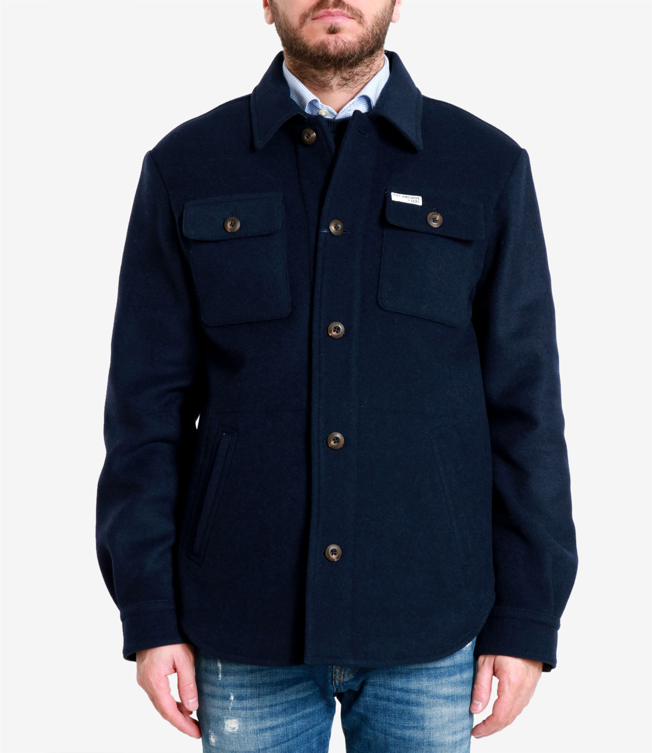 Fay | Giubbotto Jacket Archive Blu denim