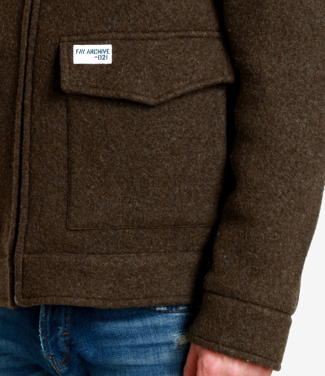 Fay | Giubbotto Plush Truck Archive Verde militare