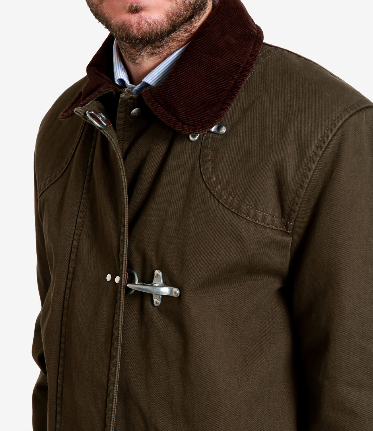 Fay | Giubbotto 4 Ganci Archive Verde militare