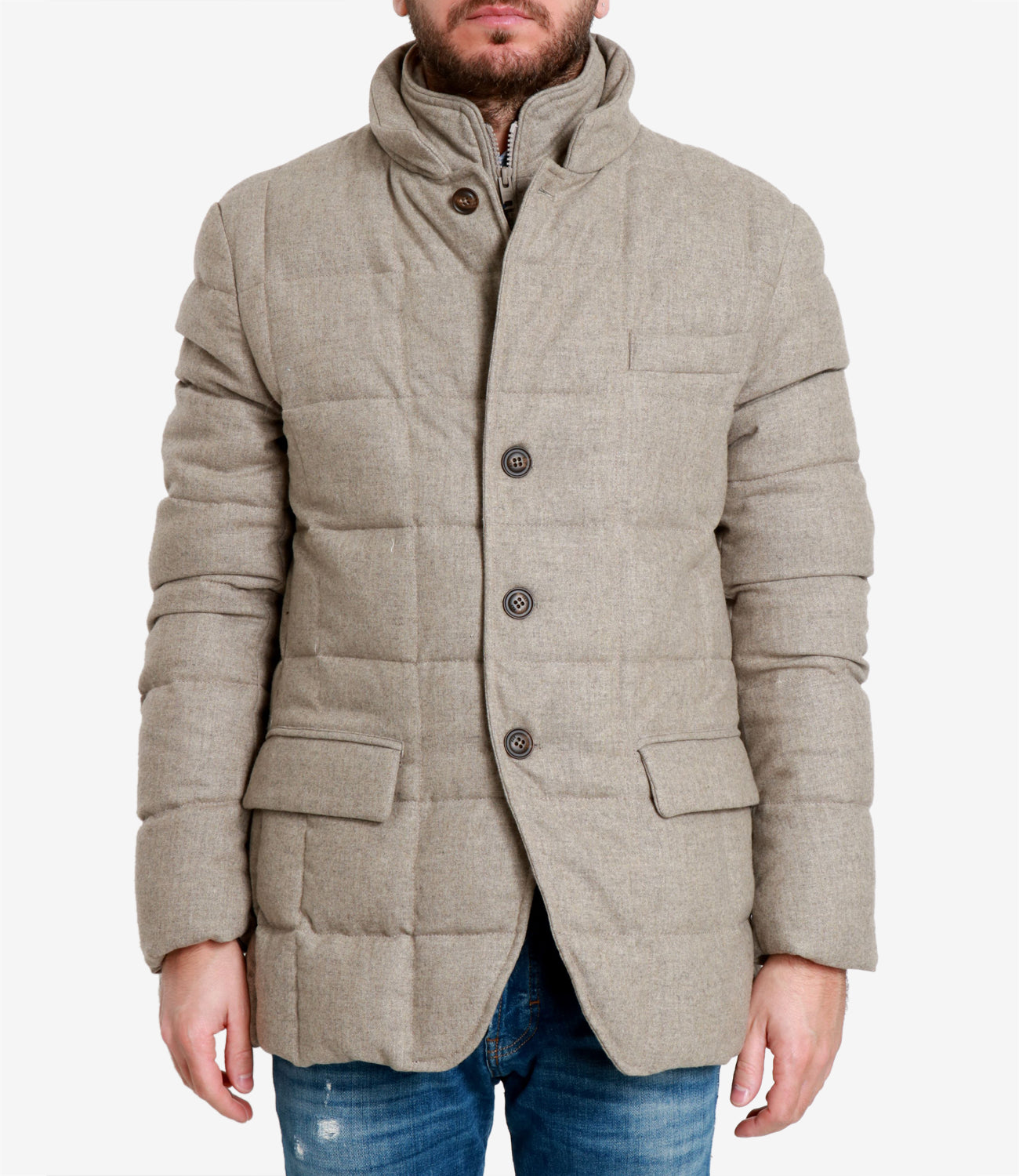 Fay | Giubbotto Down Jacket Taupe
