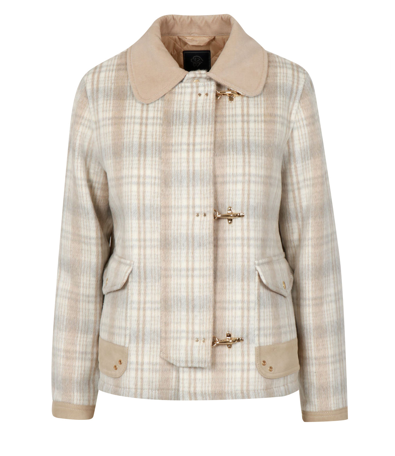 Fay | Giubbotto 3 Ganci Panna e Cammello