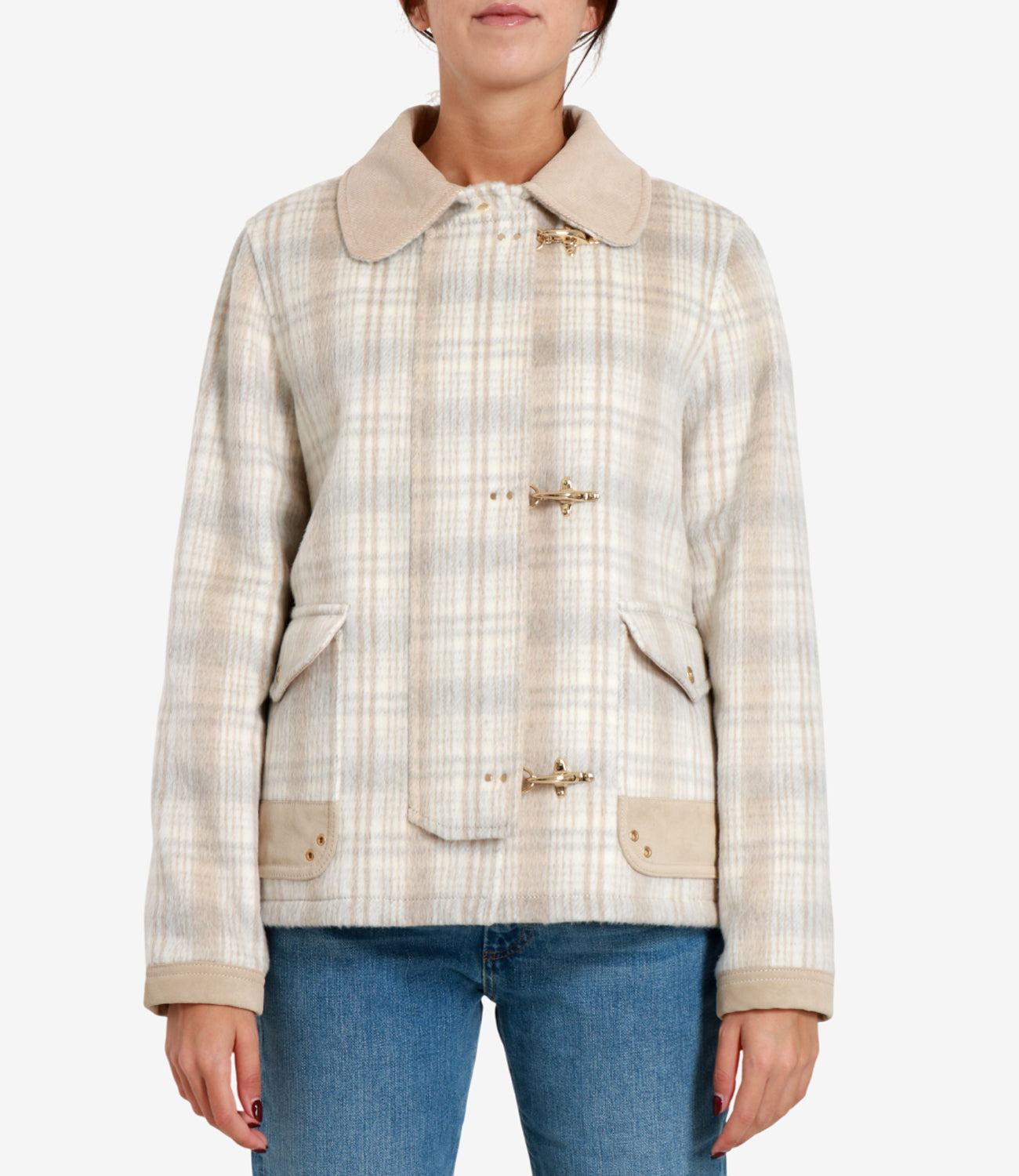 Fay | Giubbotto 3 Ganci Panna e Cammello