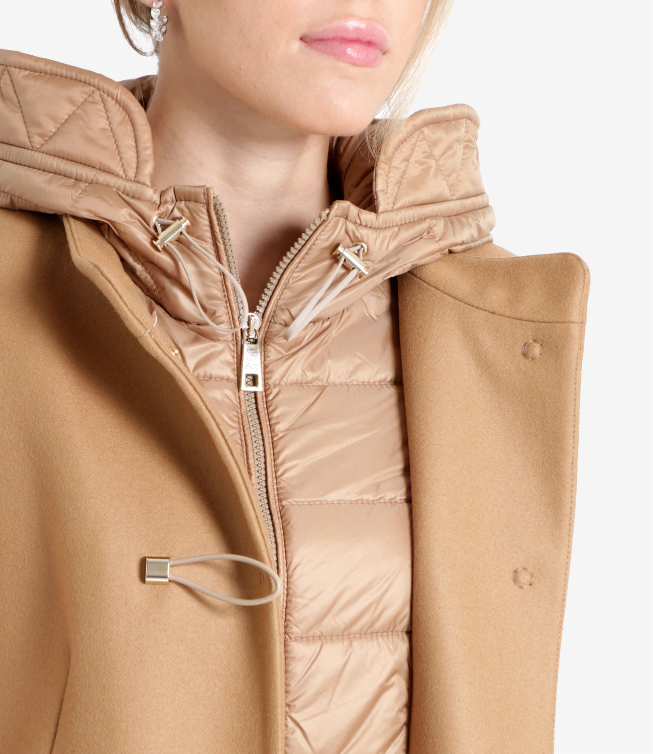 Fay | Cappotto Toggle Coat Db Front Cammello