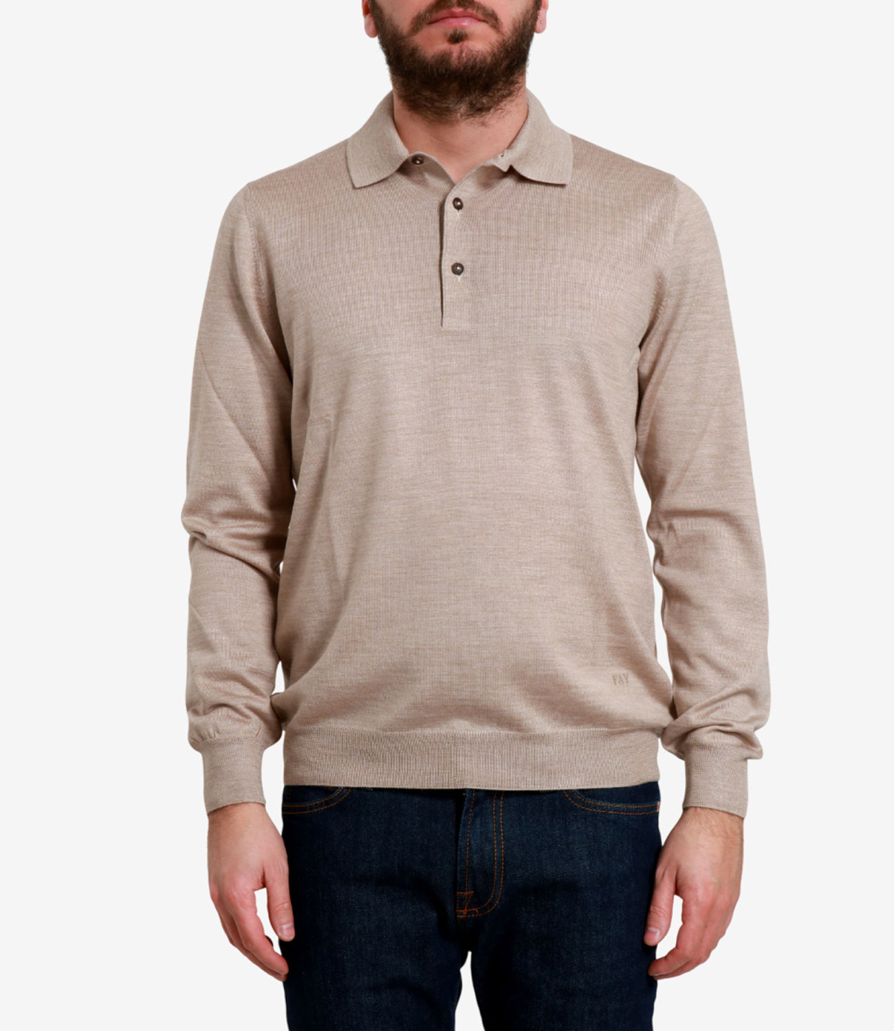 Fay | Polo Crema Scuro