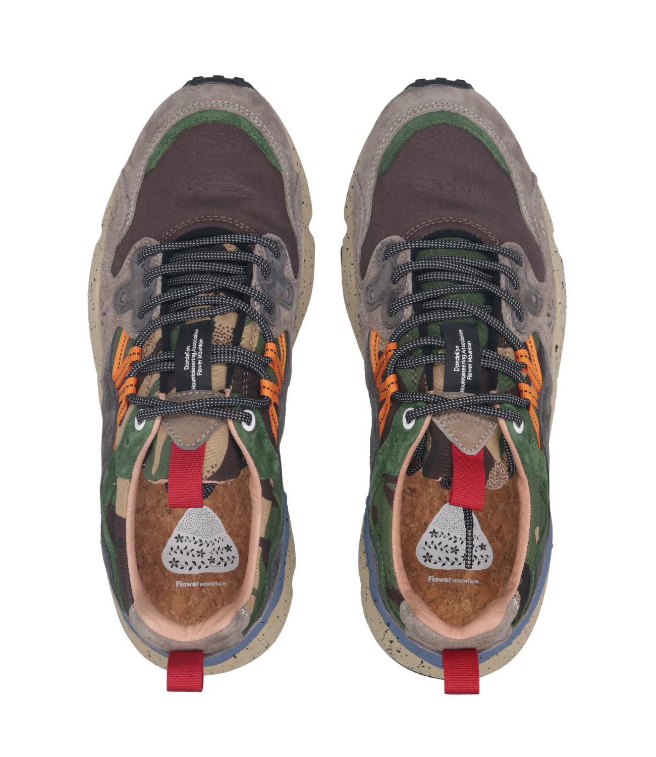 Flower Mountain | Sneakers Yamano 3 Marrone e Verde militare