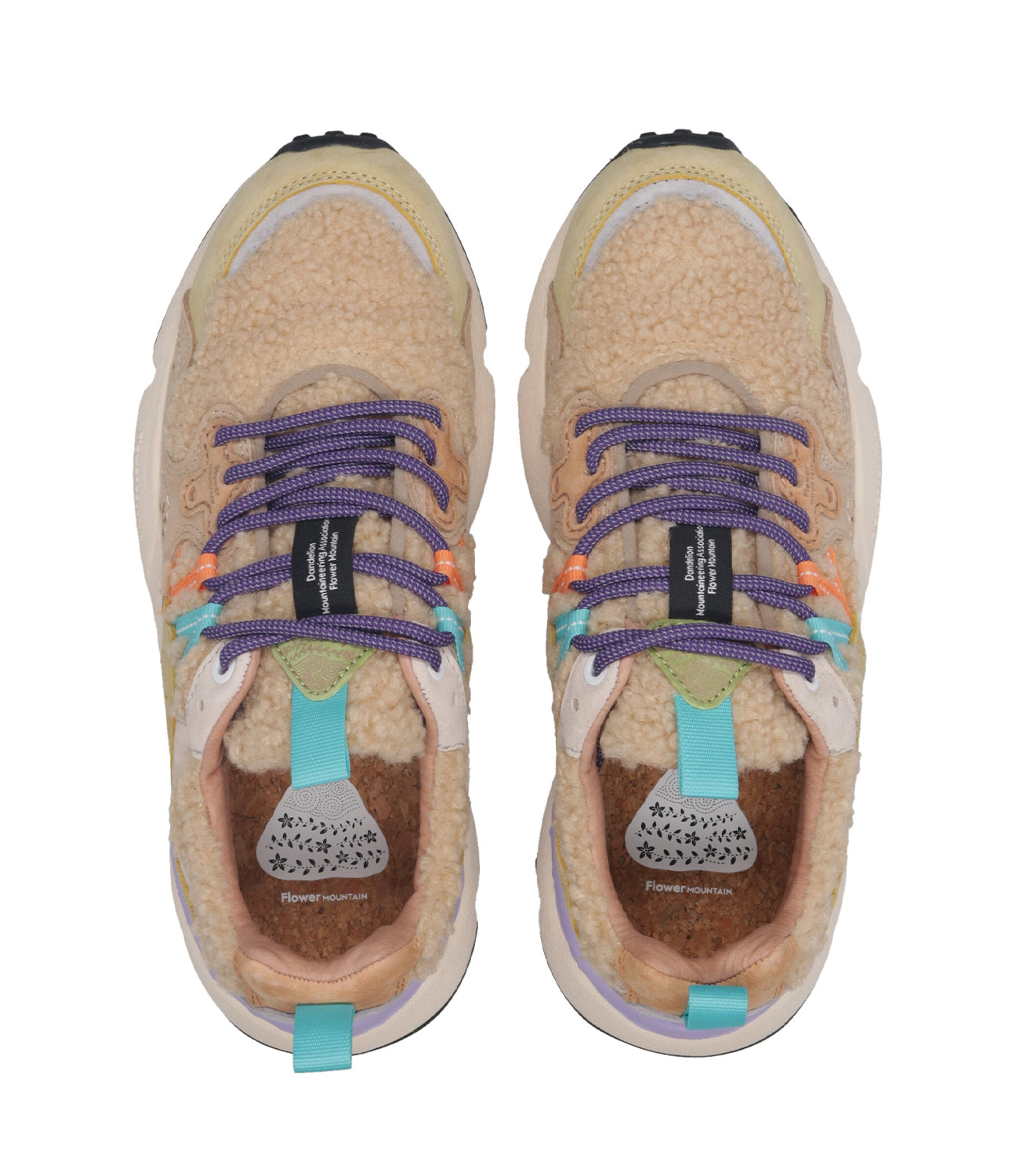 Flower Mountain | Sneakers Yamano 3 Beige e Lilla