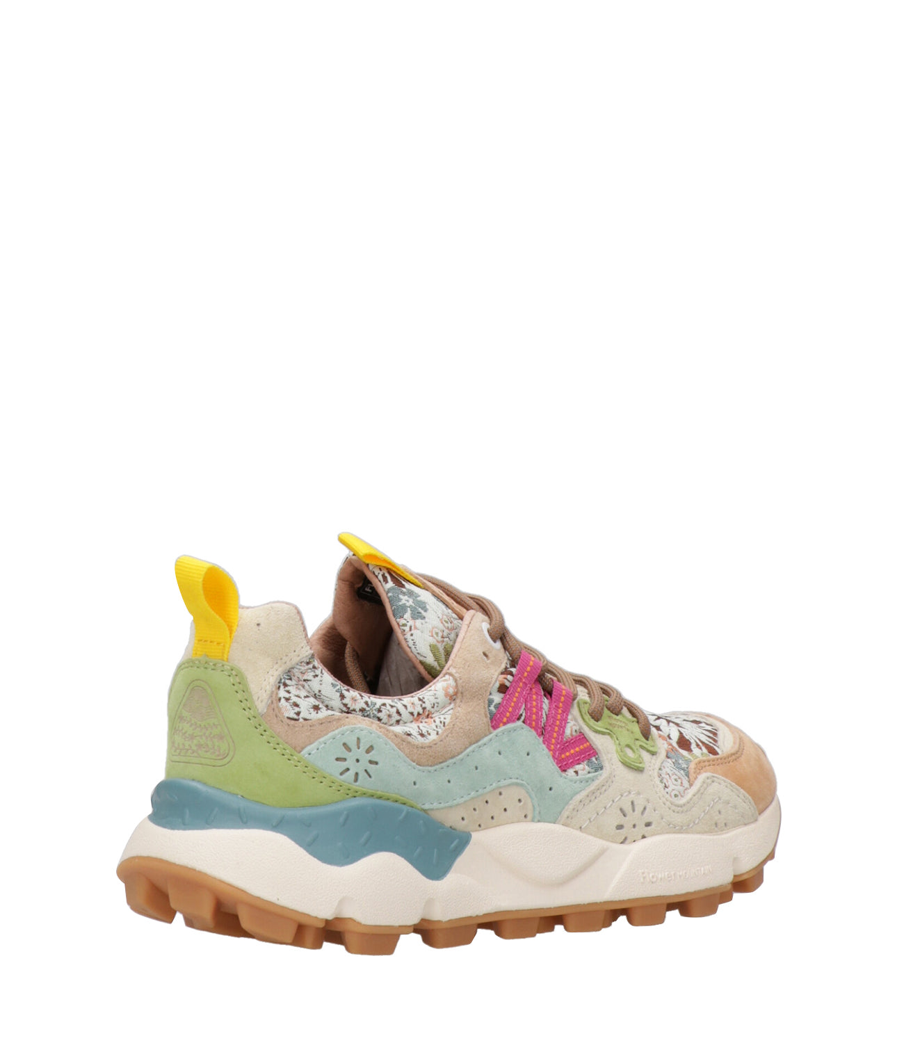 Flower Mountain | Sneakers Yamano 3 Nocciola Verde e Celeste
