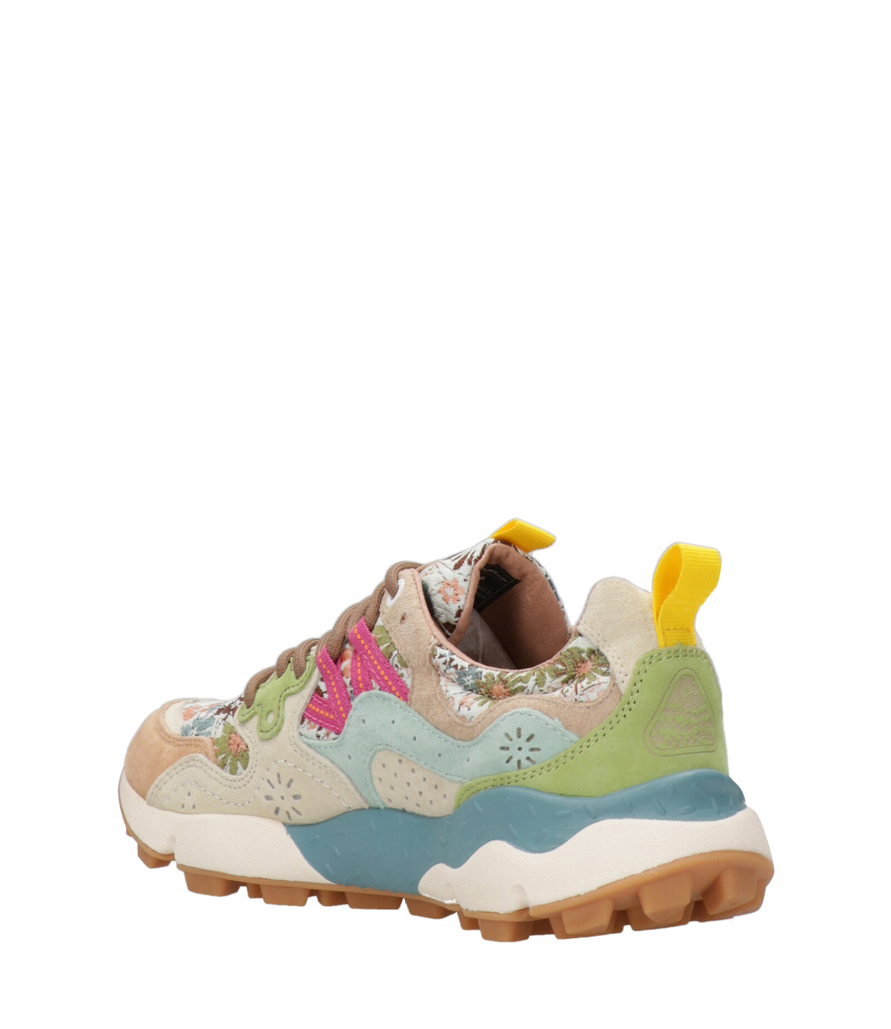 Flower Mountain | Sneakers Yamano 3 Nocciola Verde e Celeste