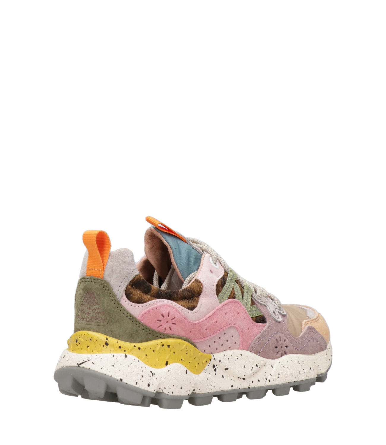 Flower Mountain | Sneakers Yamano 3 Beige Rosa e Celeste