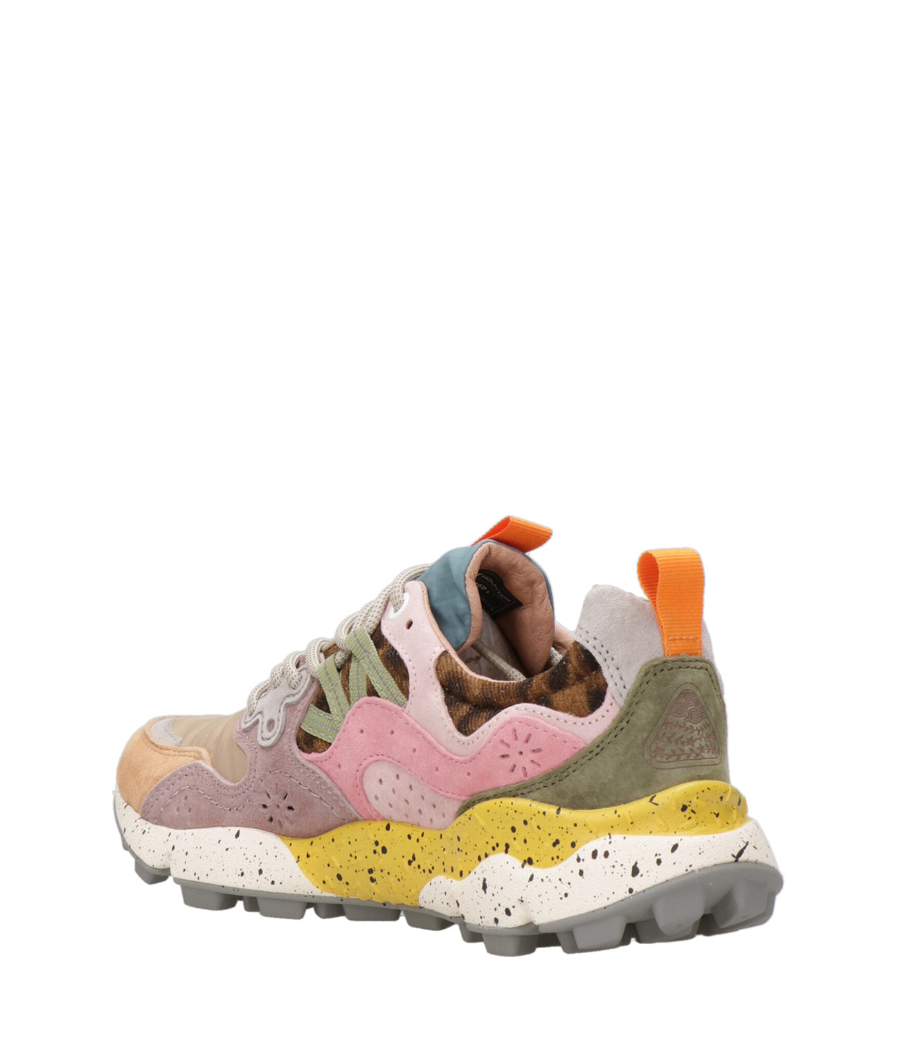 Flower Mountain | Sneakers Yamano 3 Beige Rosa e Celeste
