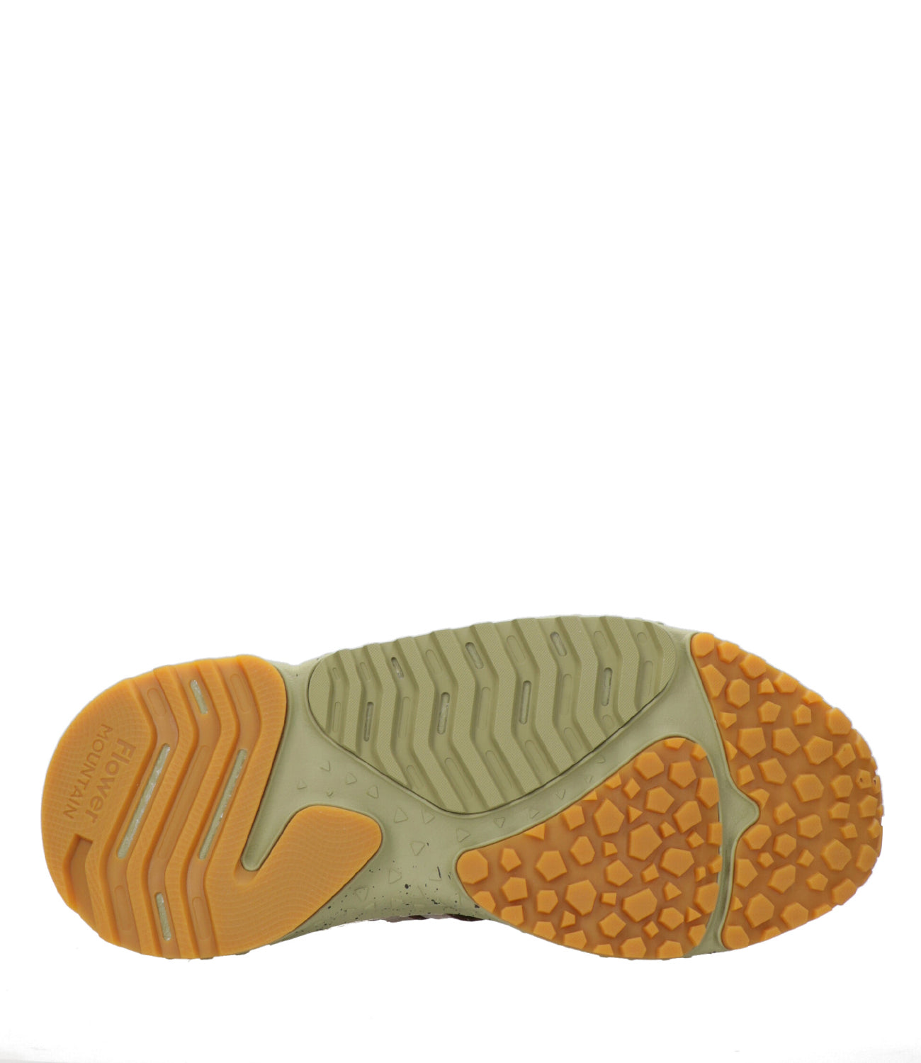 Flower Mountain | Sneakers Yamabushi Grigio e Verde militare