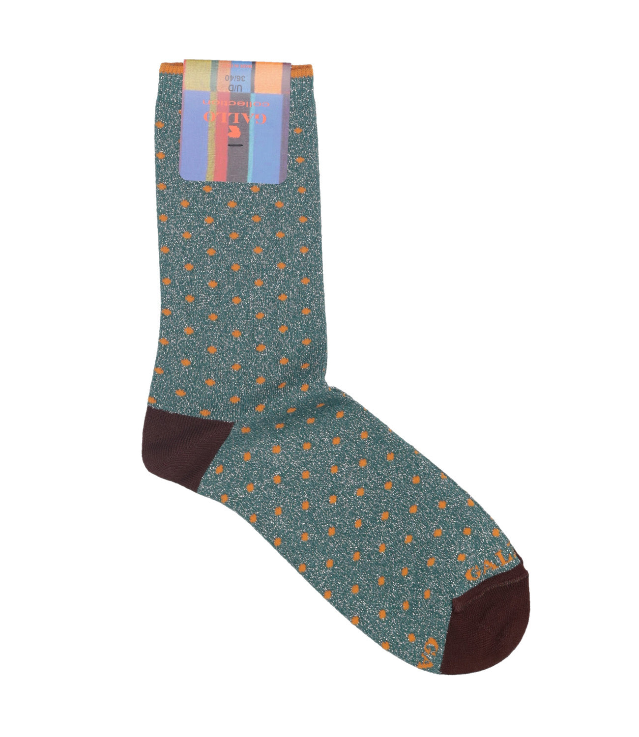 Gallo | Calzini Pois Avio e Arancio