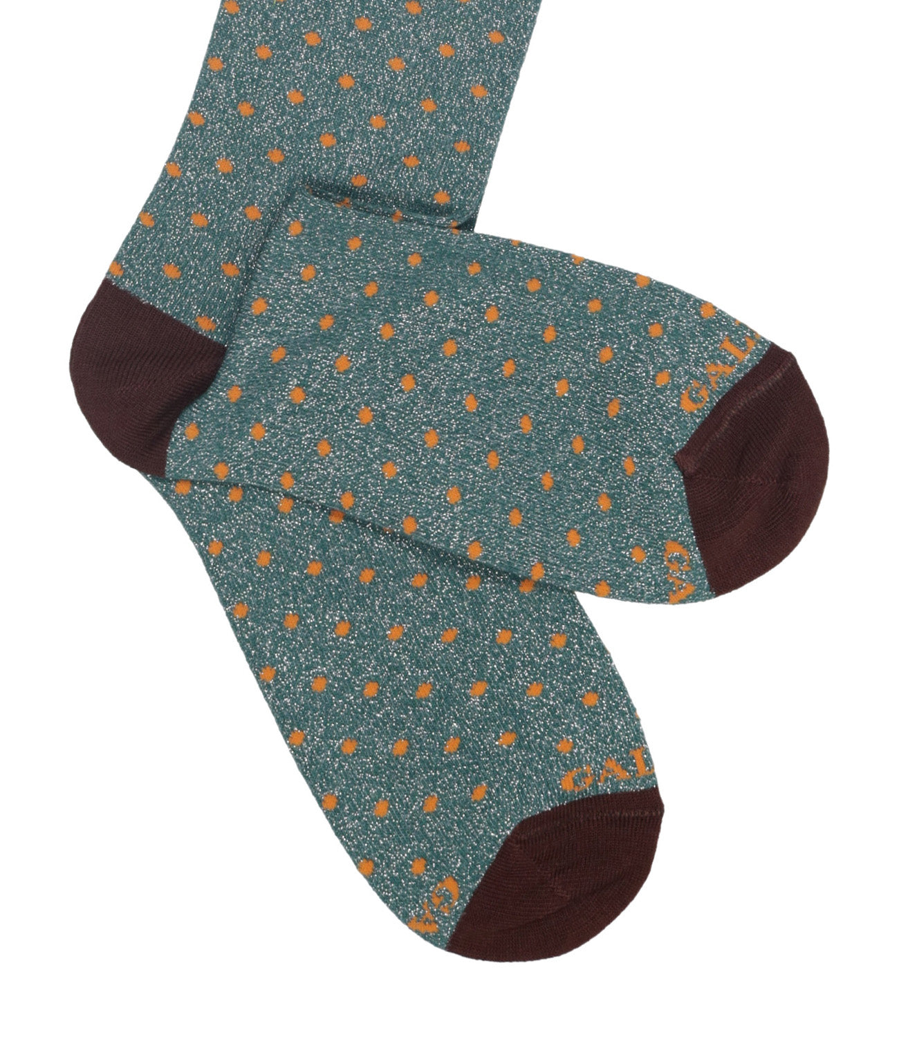 Gallo | Calzini Pois Avio e Arancio