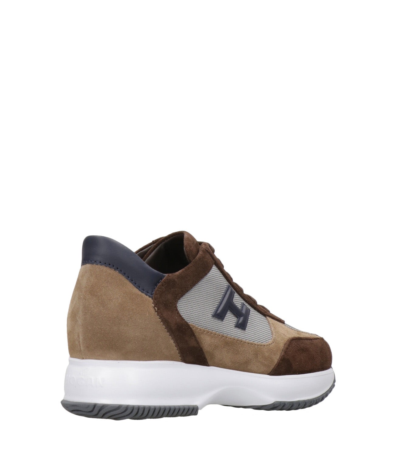 Hogan | Sneakers Interactive H 3D Marrone Tabacco e Grigio