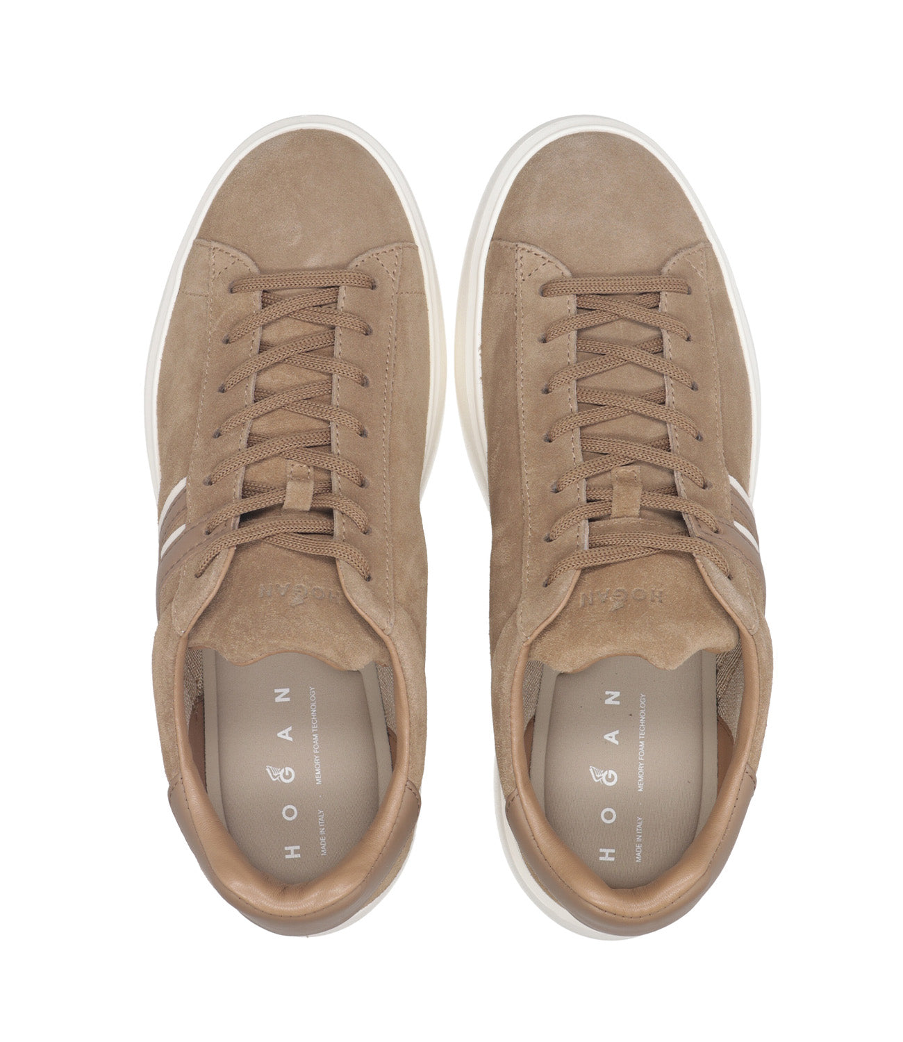 Hogan | Sneakers H580 Allacciato Tabacco