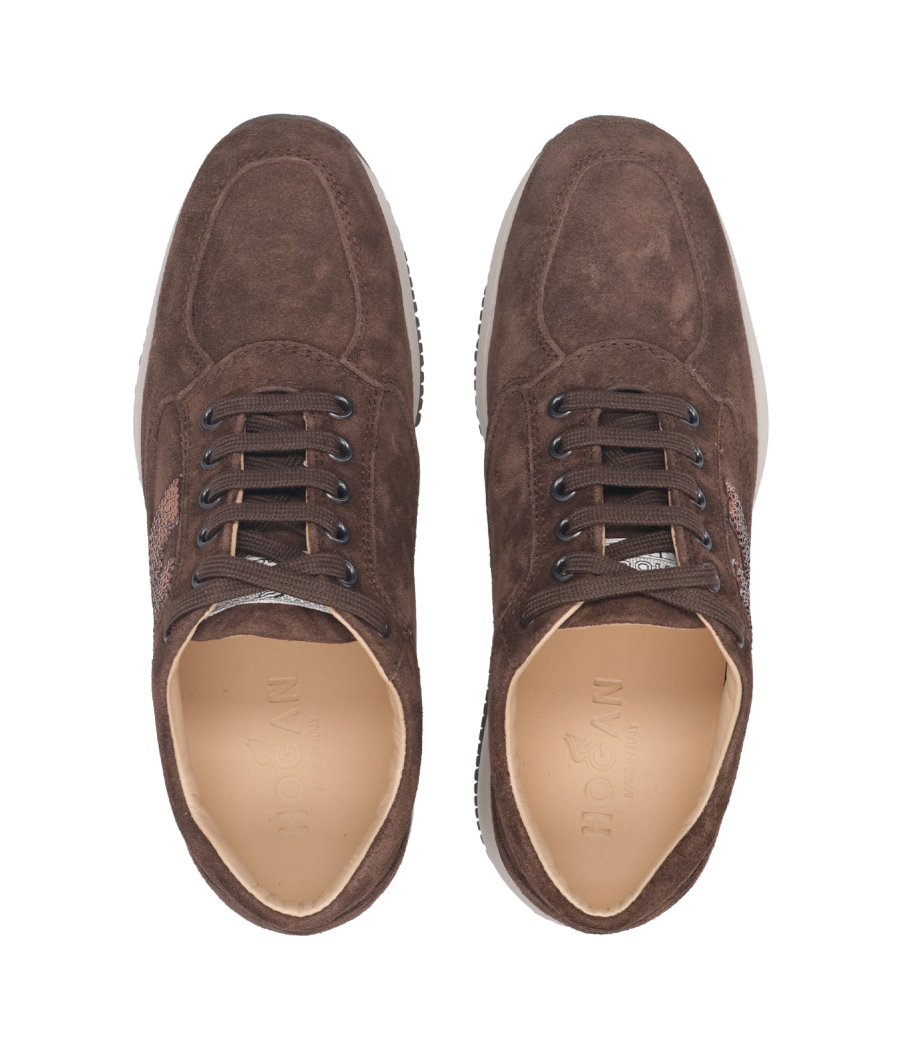 Hogan | Sneakers Interactive H Strass Tabacco
