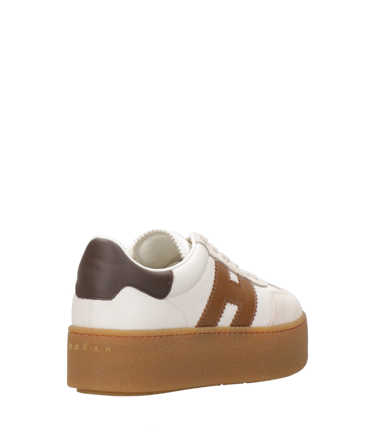 Hogan | Sneakers H698 Allacciato H Avorio e Biscotto