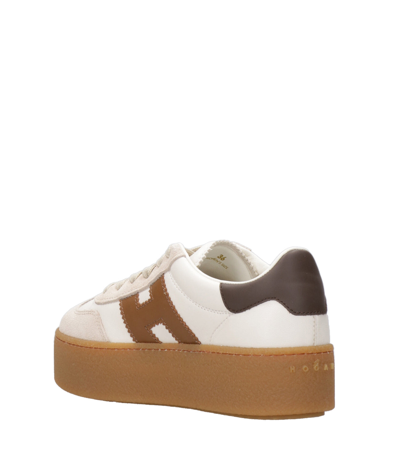 Hogan | Sneakers H698 Allacciato H Avorio e Biscotto