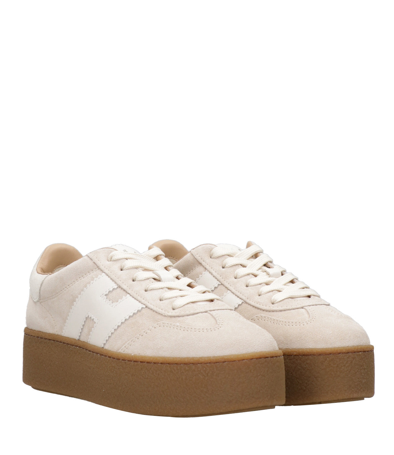 Hogan | Sneakers H698 Allacciato H Beige