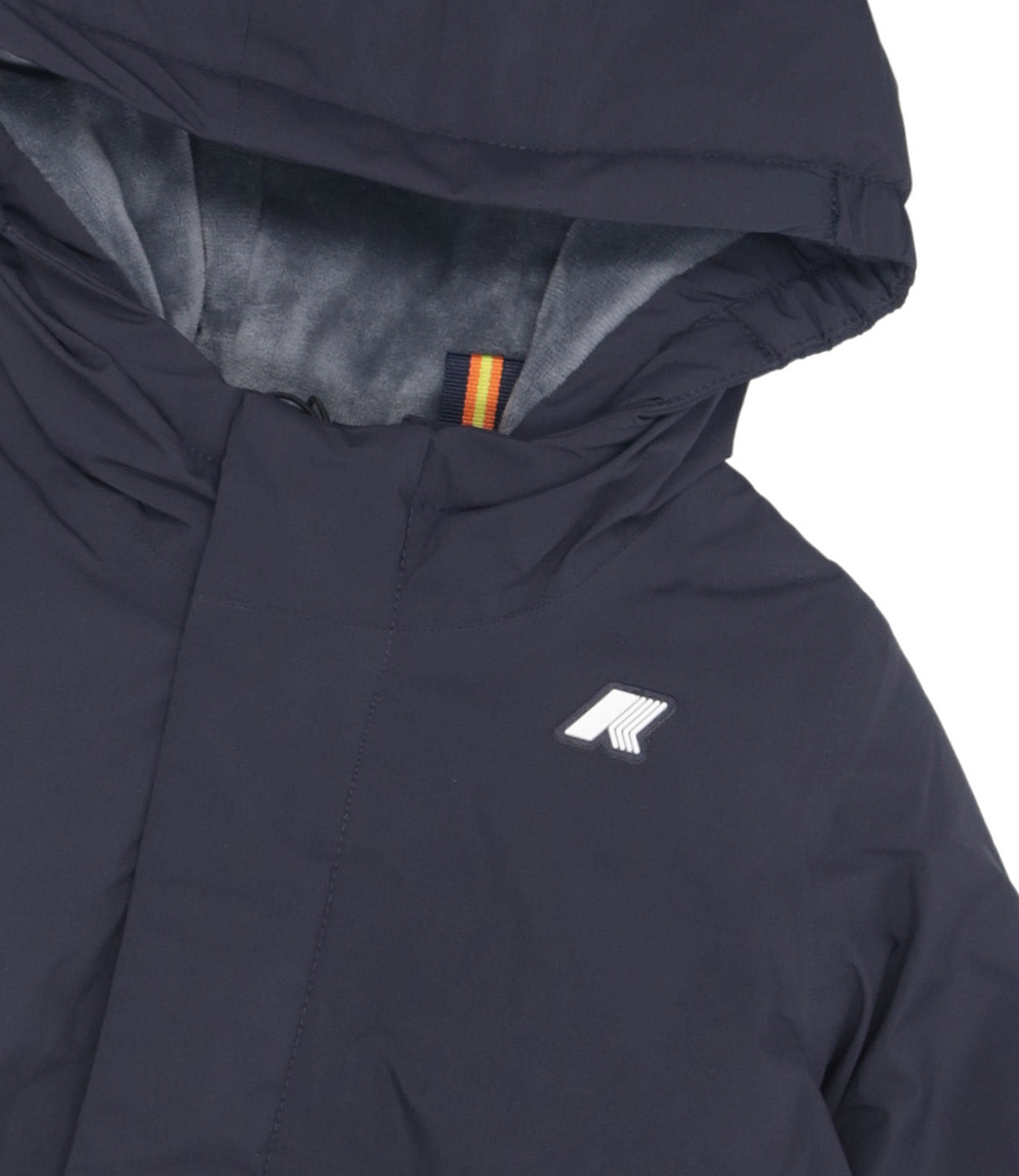 K-Way Kids | Giubbotto Soft Touch Marmotta Nero Grigio