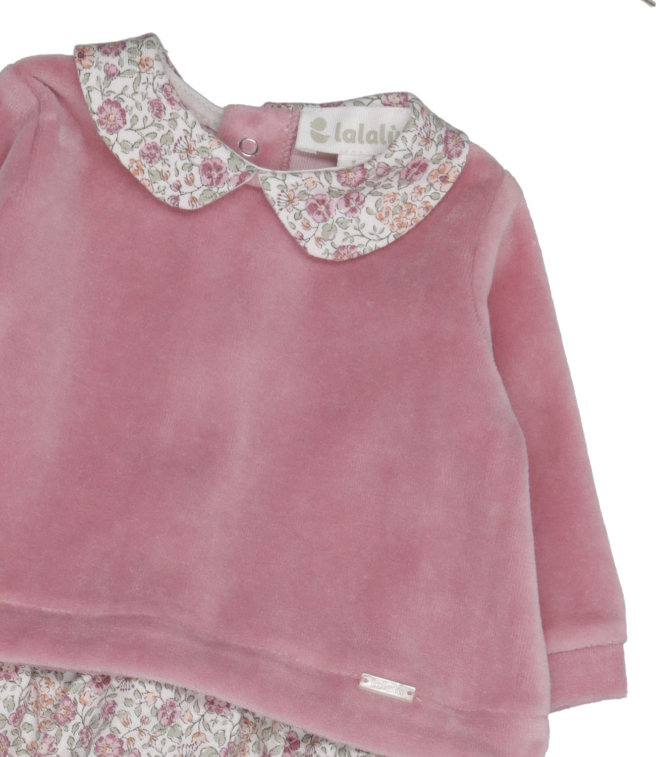 Lalalù | Set Maglia Pantalone Rosa antico