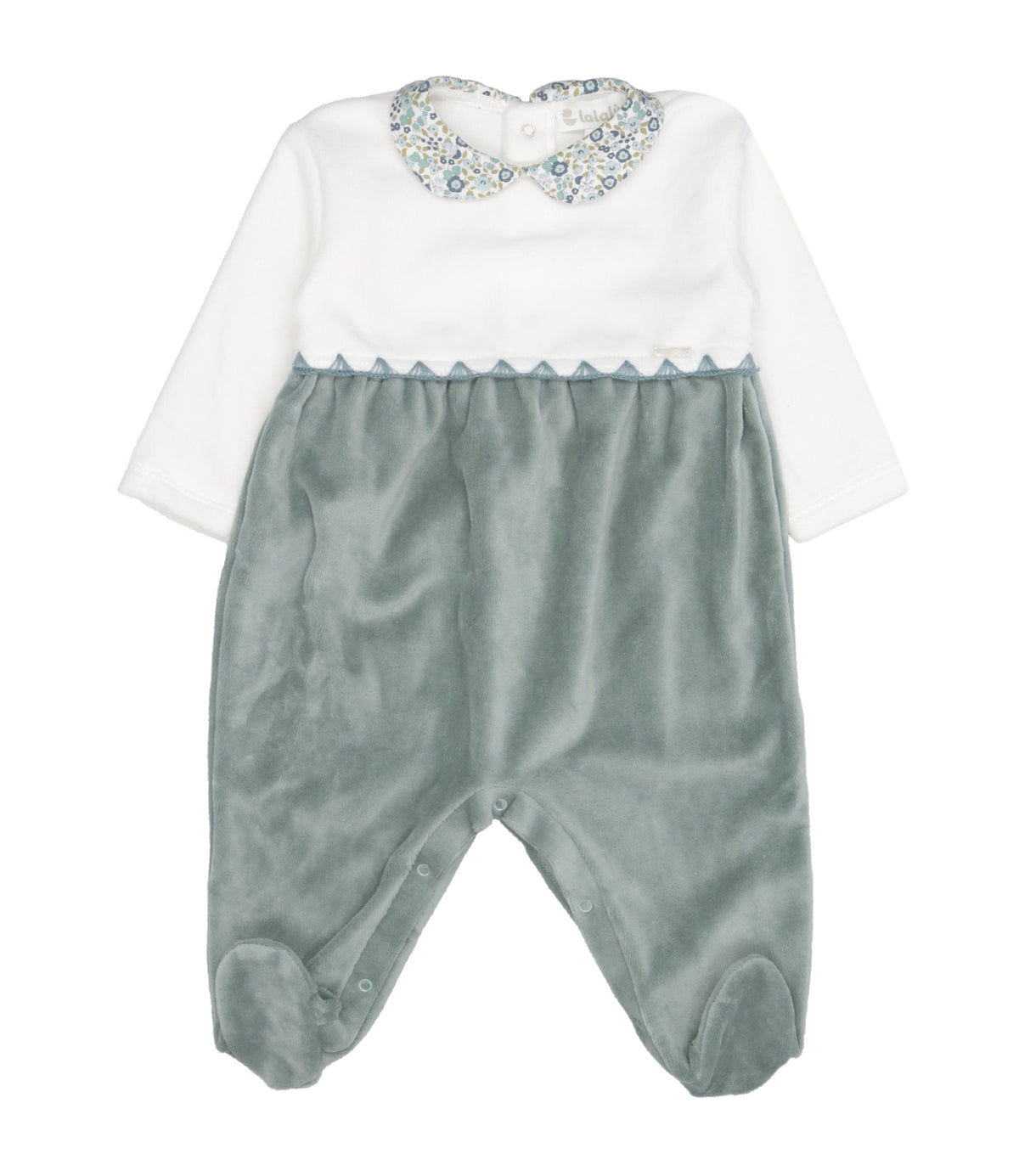Lalalù | Tutina Verde Bianco