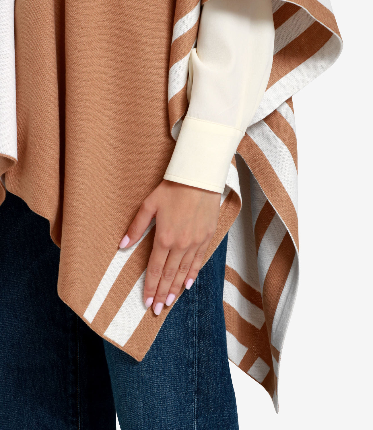 Lauren Ralph Lauren | Poncho Cammello e Panna