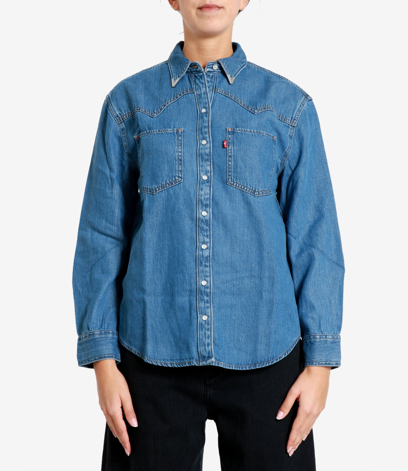 Levis | Camicia Teodora Western Denim medio