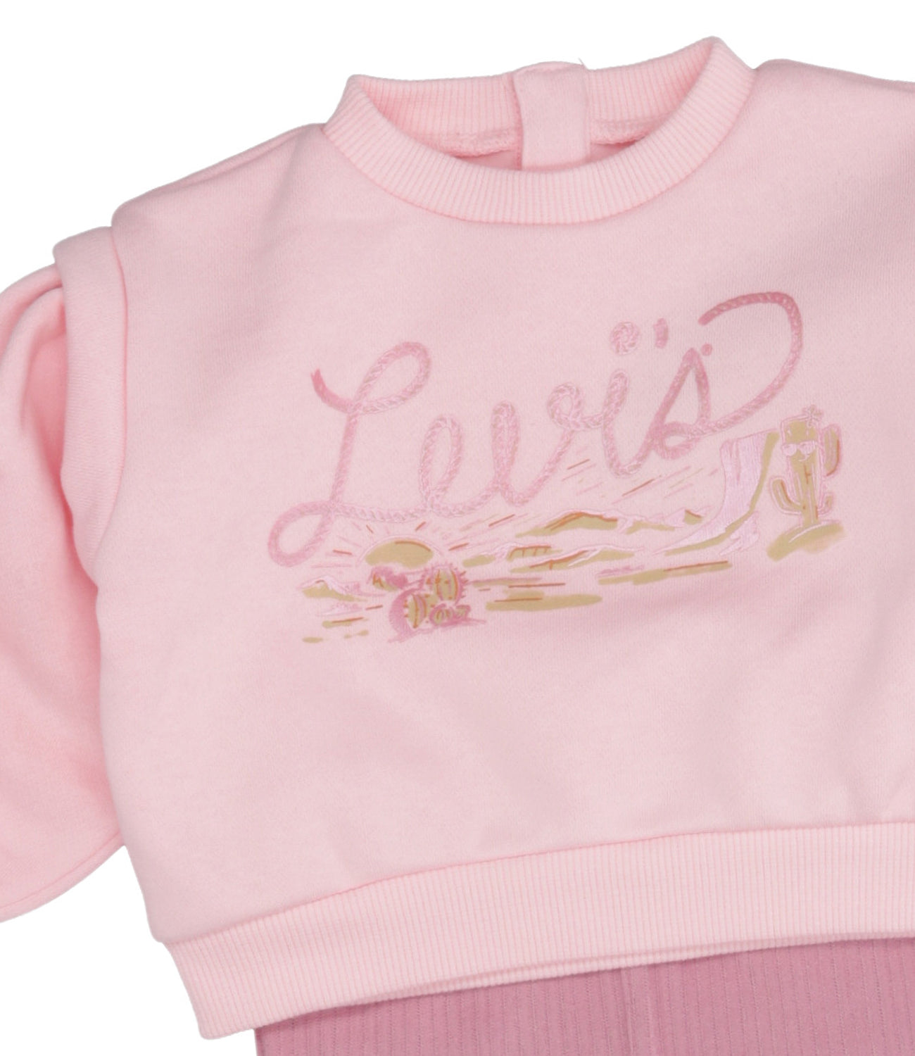 Levi's Kids | Set Felpa Pantalone Rosa