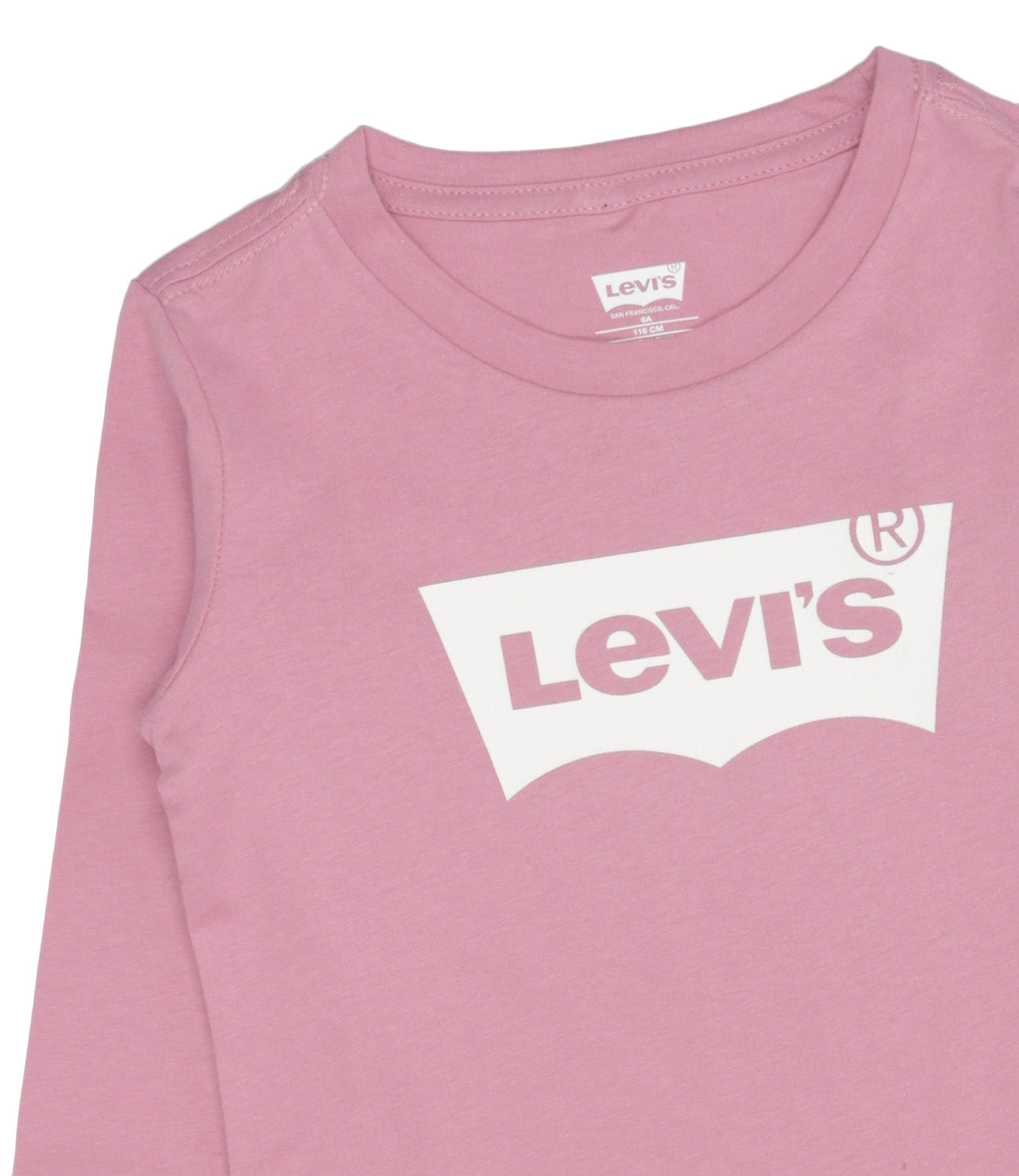 Levis Kids |T-Shirt L/S Batwing Rosa
