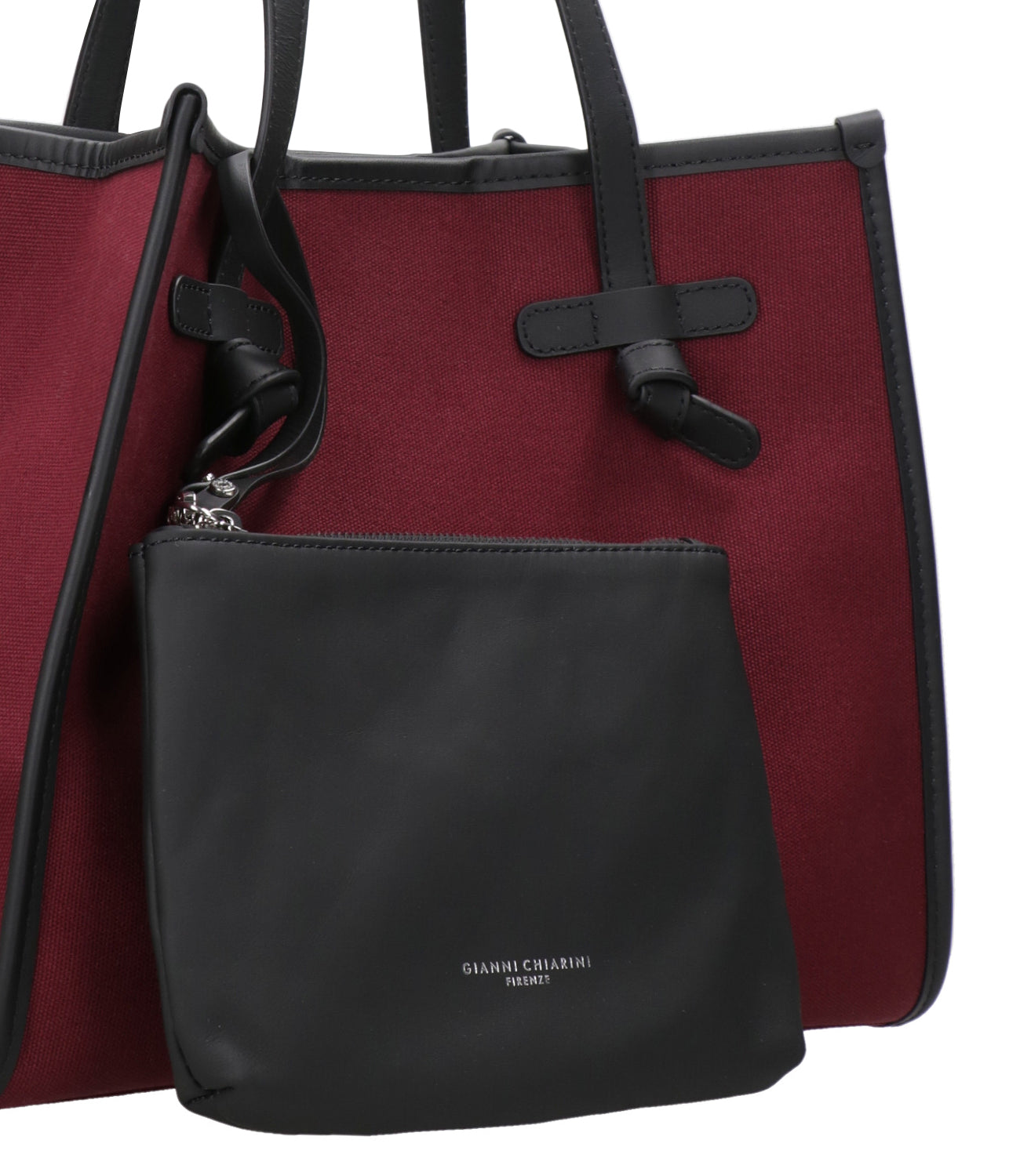 Marcella Club | Borsa a Spalla Bordeaux e Nero