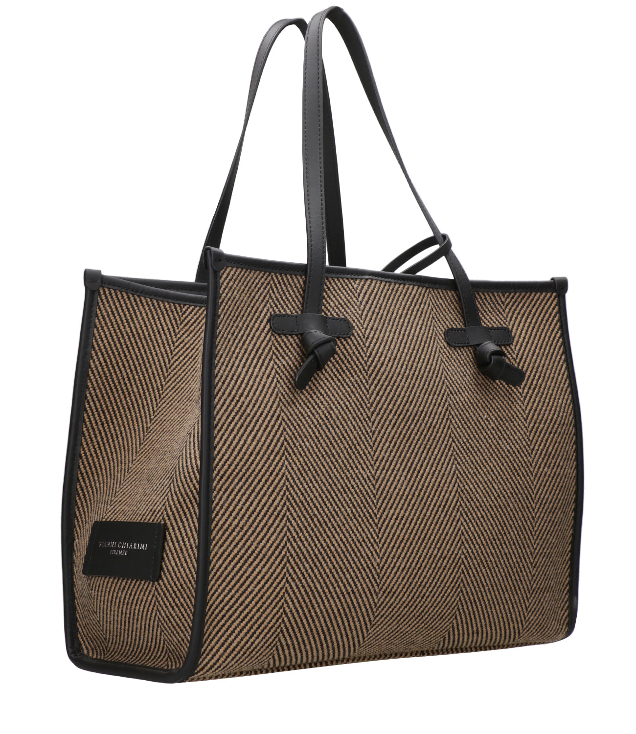 Marcella Club | Borsa a Spalla Tortora e Nero