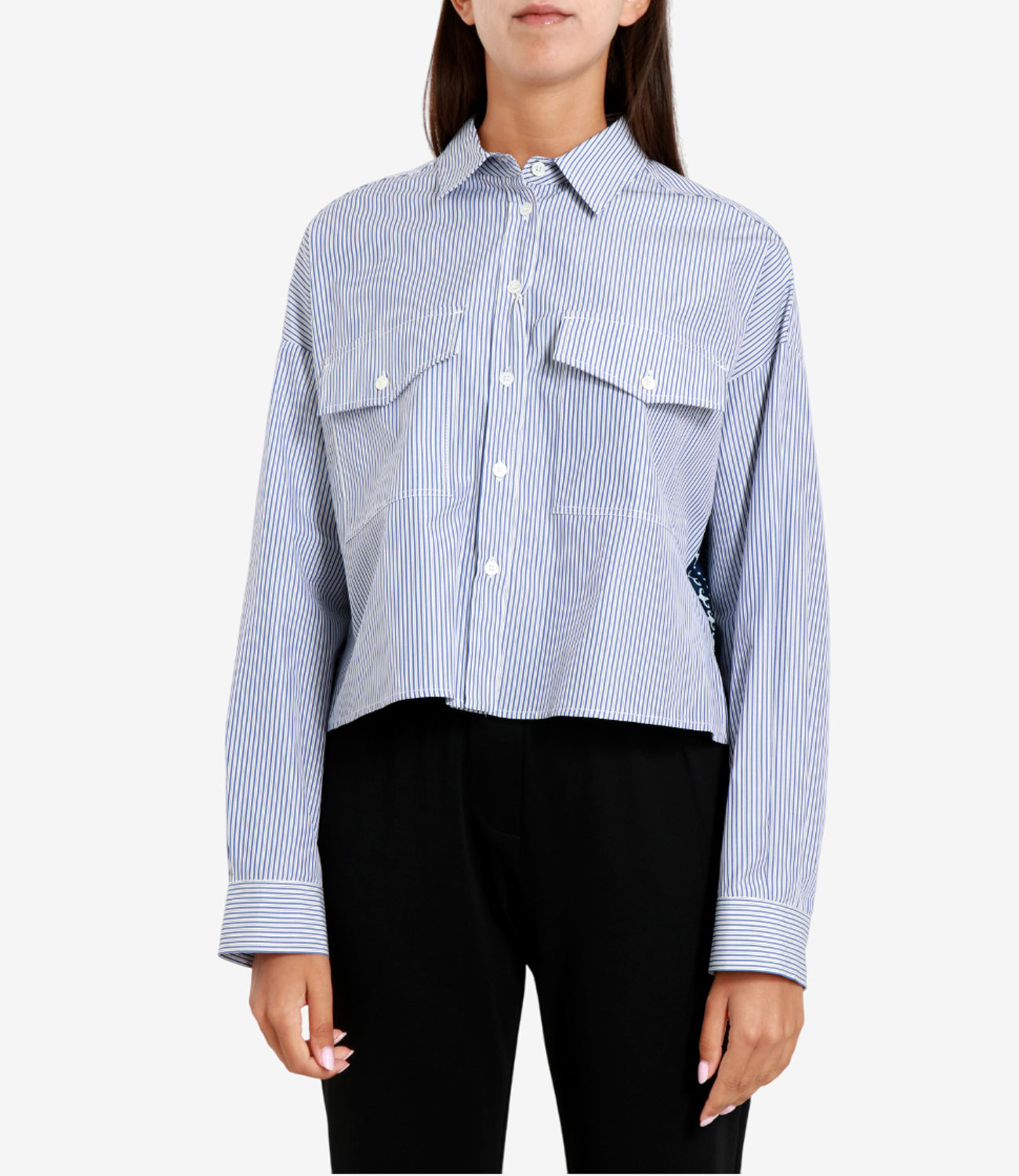 Max Mara Weekend | Camicia Doria Oceano e Bianco